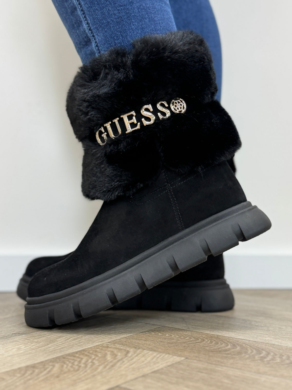 Boots Maribel Black Guess 1434