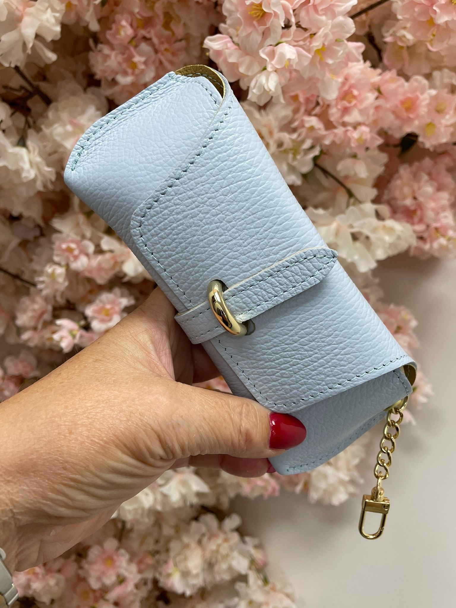 Sunglass Holder Light blue