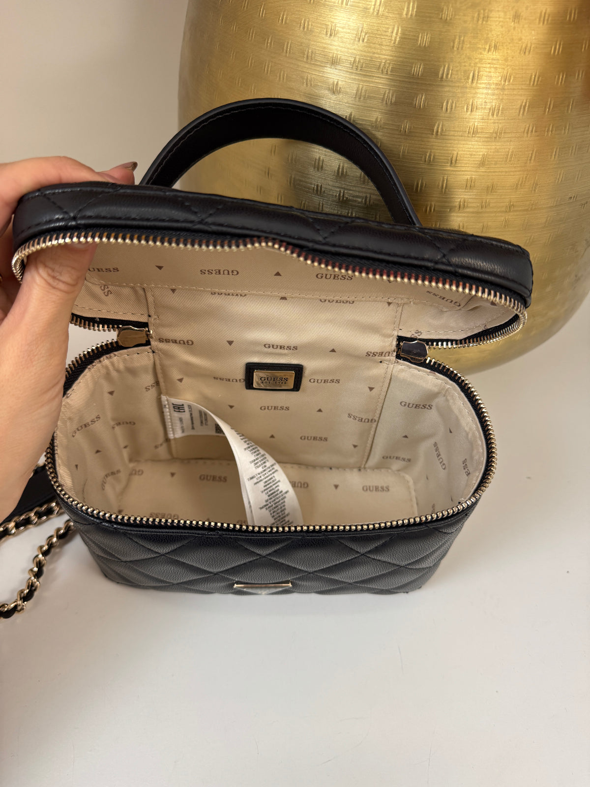 Crossbody Bag Juliet Black Guess 1389