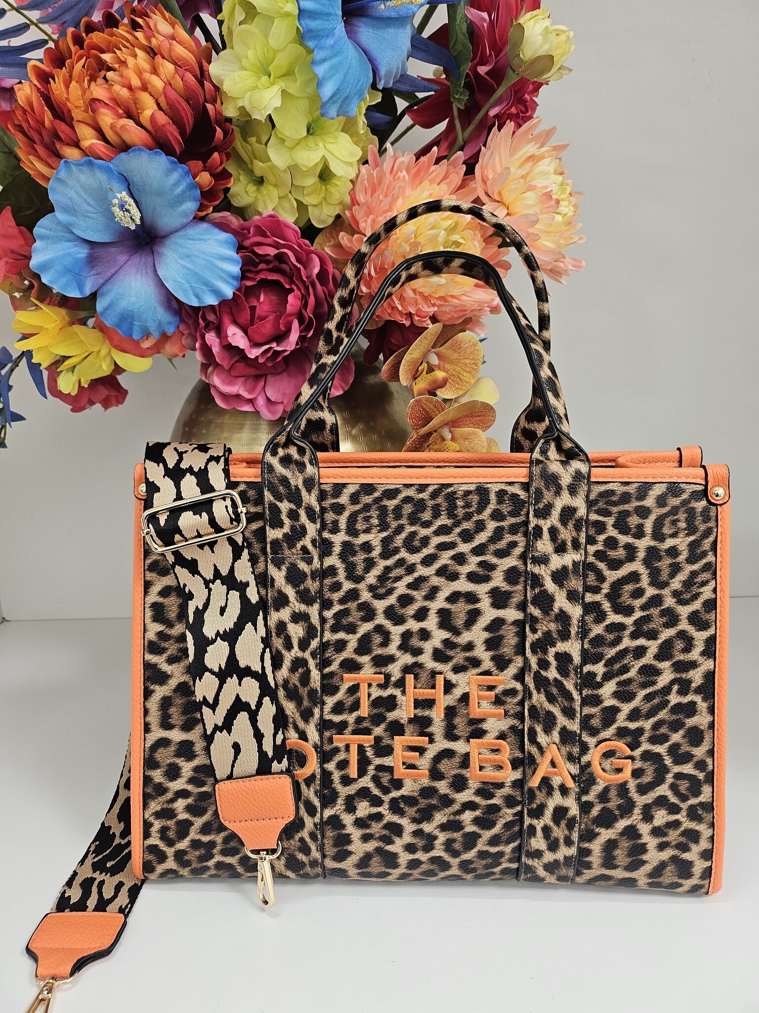 Tote bag Leopard BW-888 Orange
