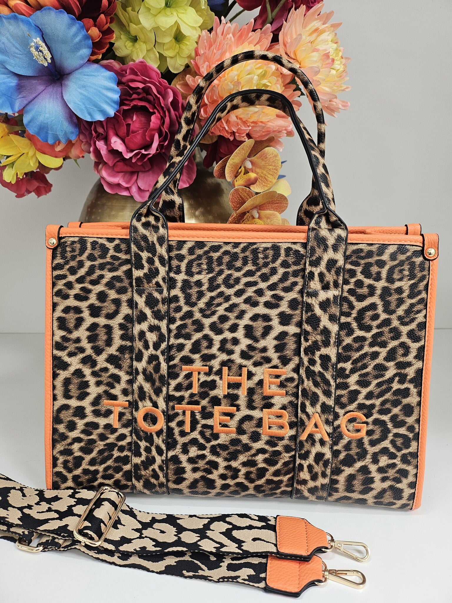 Tote bag Leopard BW-888 Orange