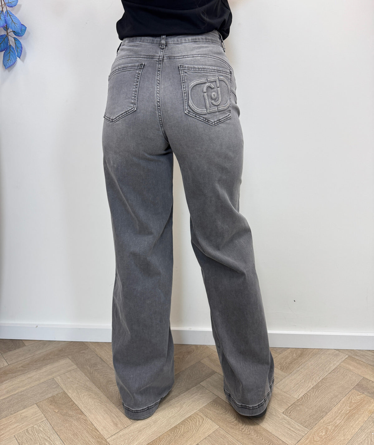 Super Stretch Jeans Lungo Denim Grey 1960
