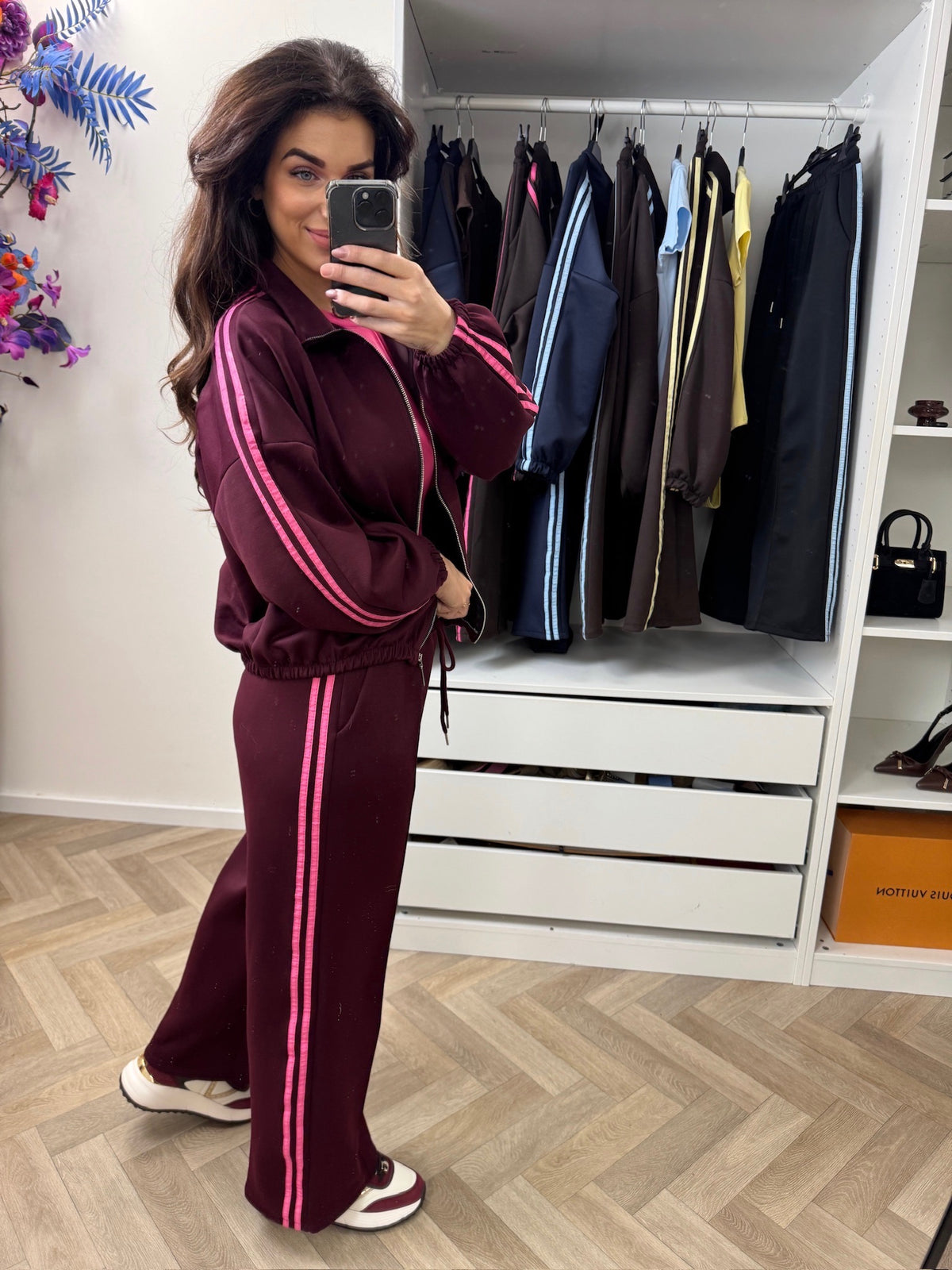 2 Delige Set Kimmy Bordeaux Pink
