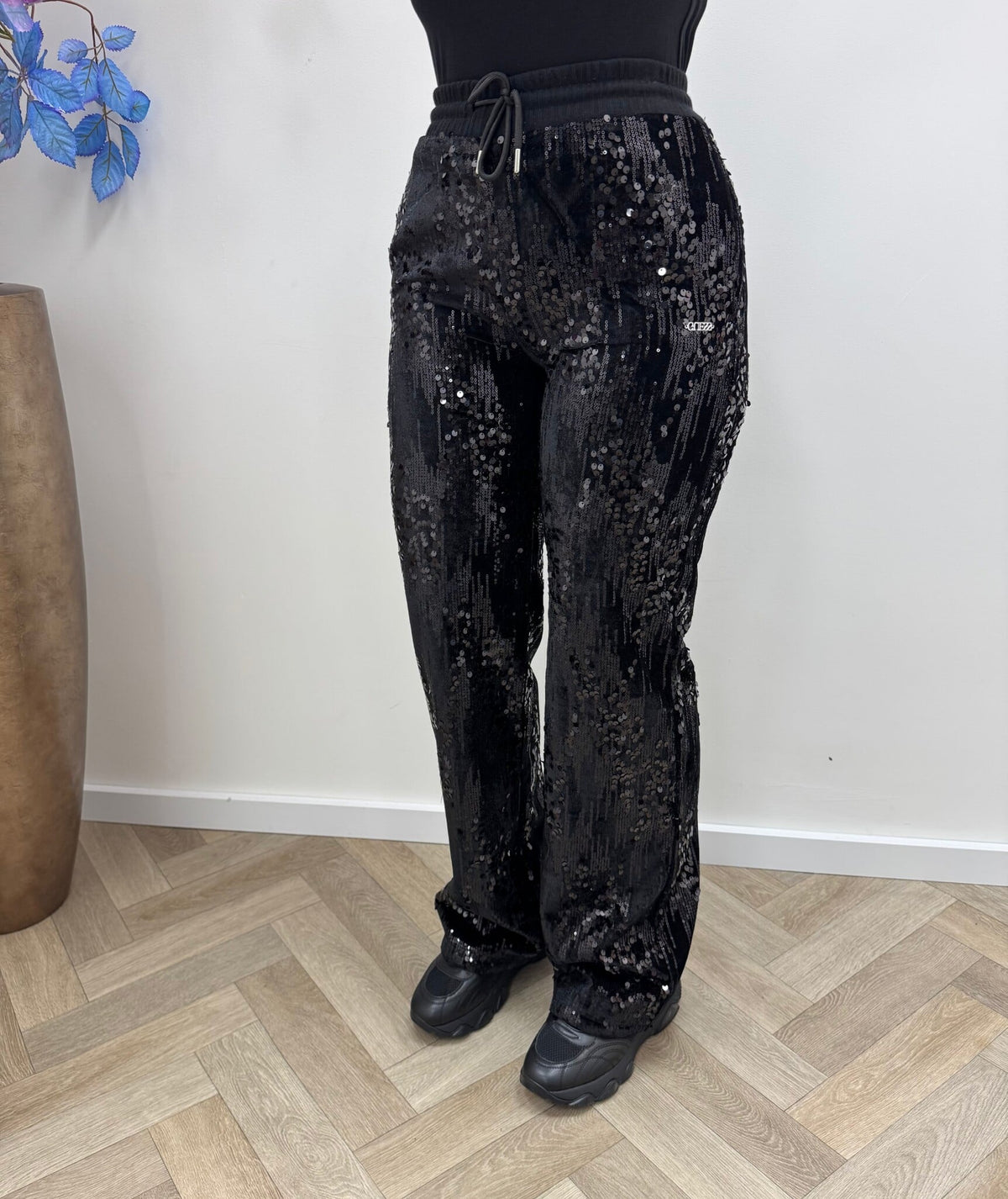 Pants Sequins Black Guess 864