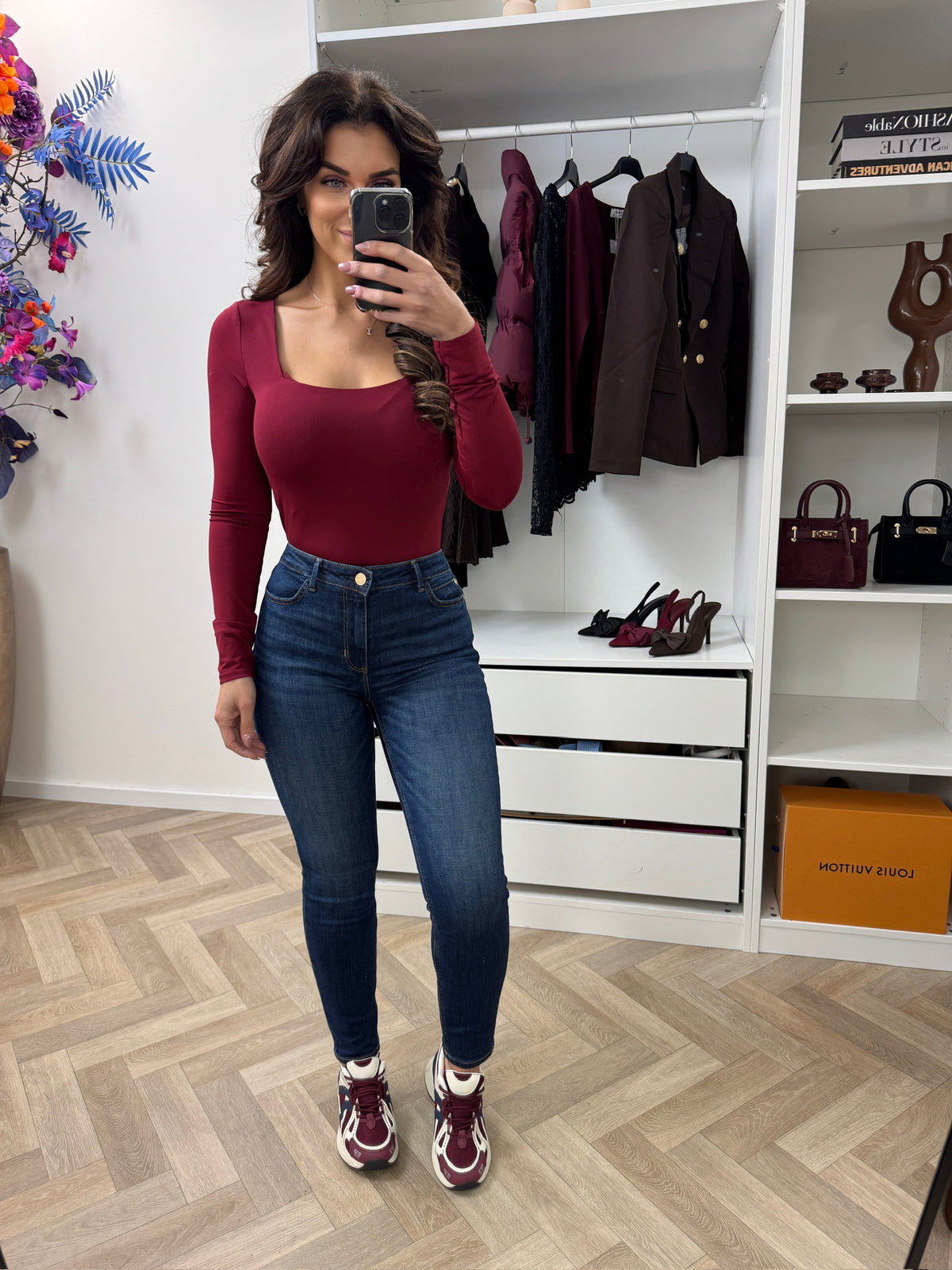 Basic Travel Top By Swan Bordeaux HS9066