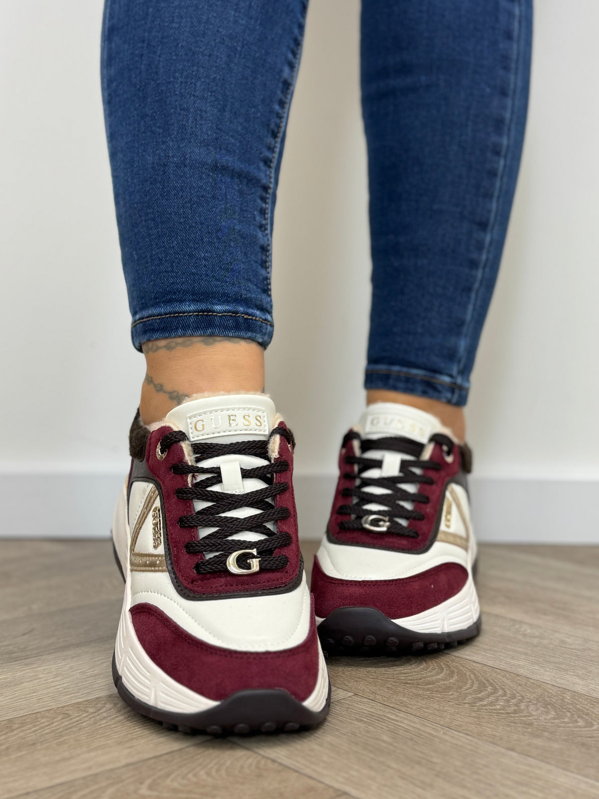 Sneakers Facter Burgundy Creme 1436