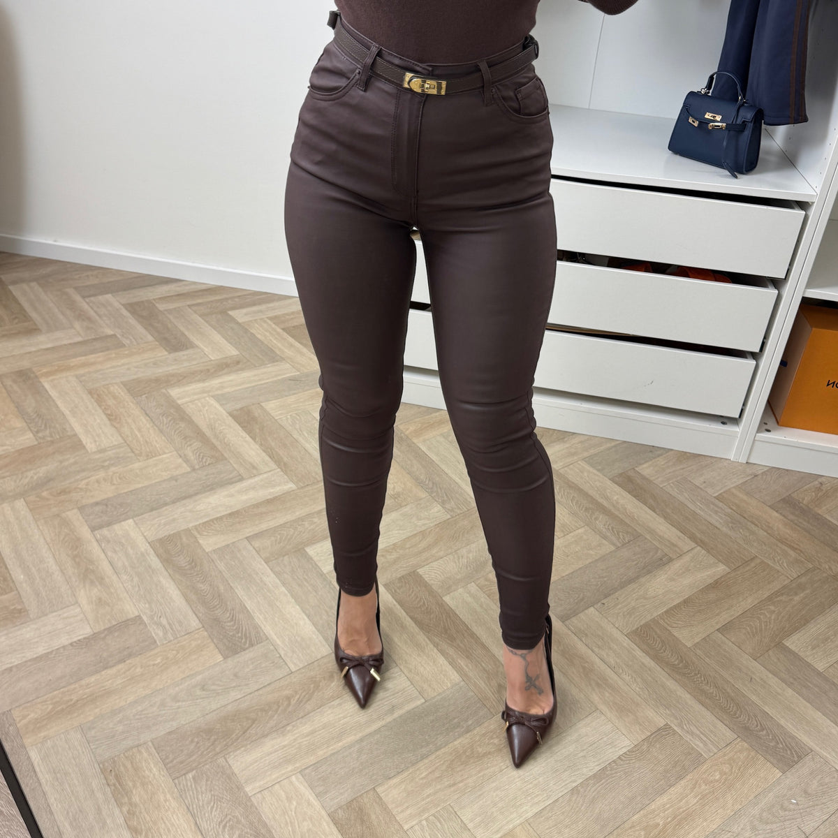 Leather Look Pants VS MISS Choco SHW7309