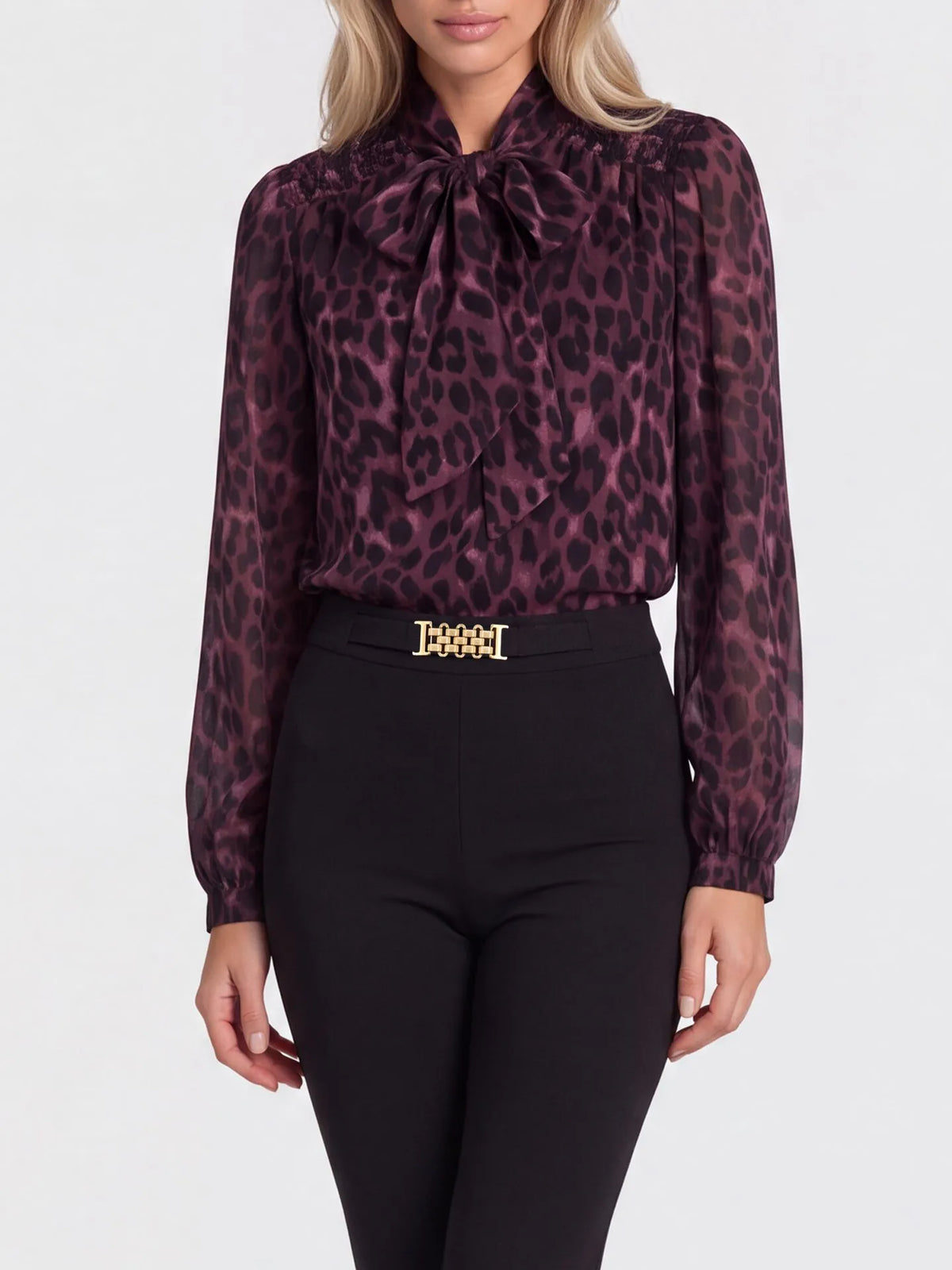 Arabella Blouse Grape Wine Nikkie