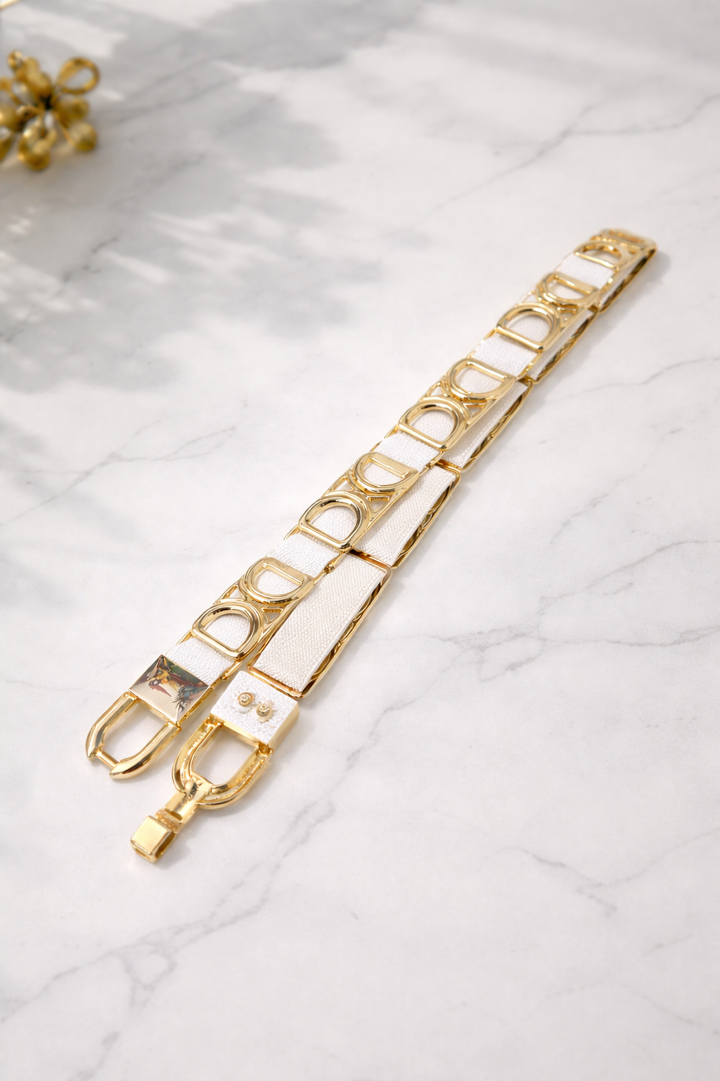 Elastic belt White