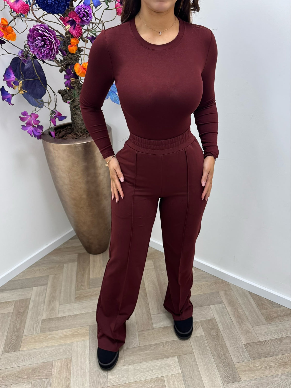 Basic Top By Swan Bordeaux HS9963