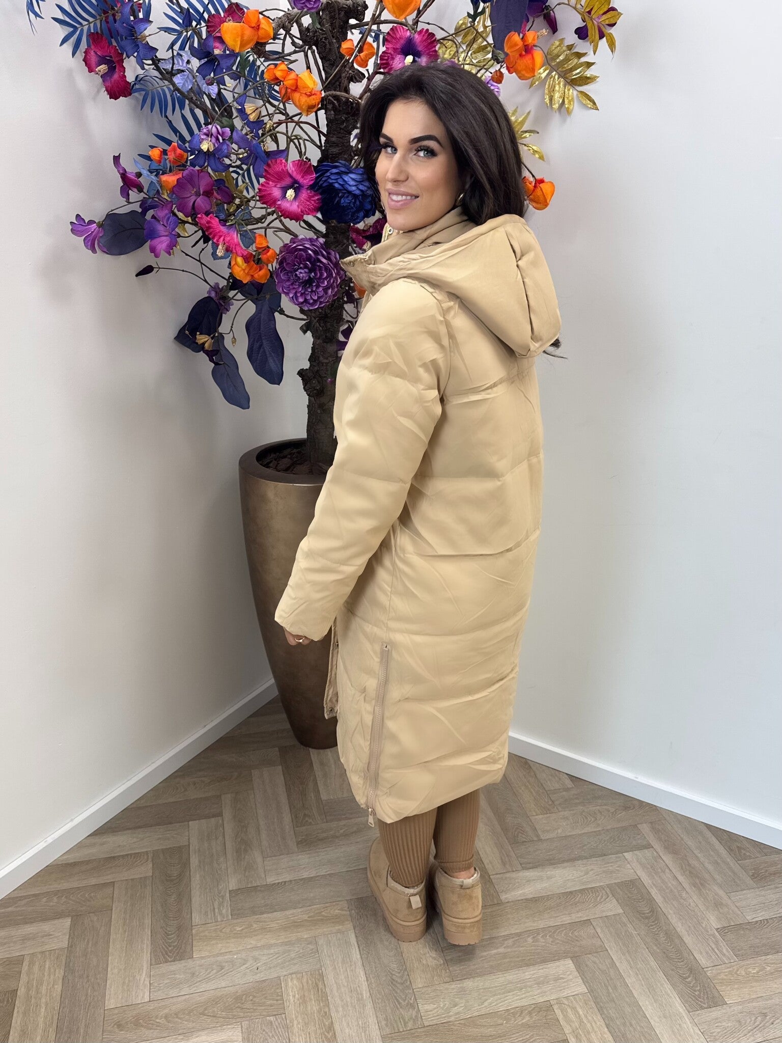 Long Jacket Yumi LM9911 beige SPECIAL DEAL