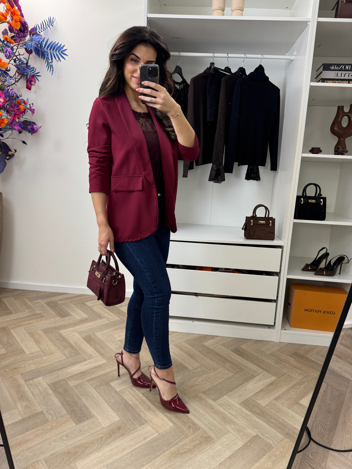 Smock Blazer Sunny Bordeaux