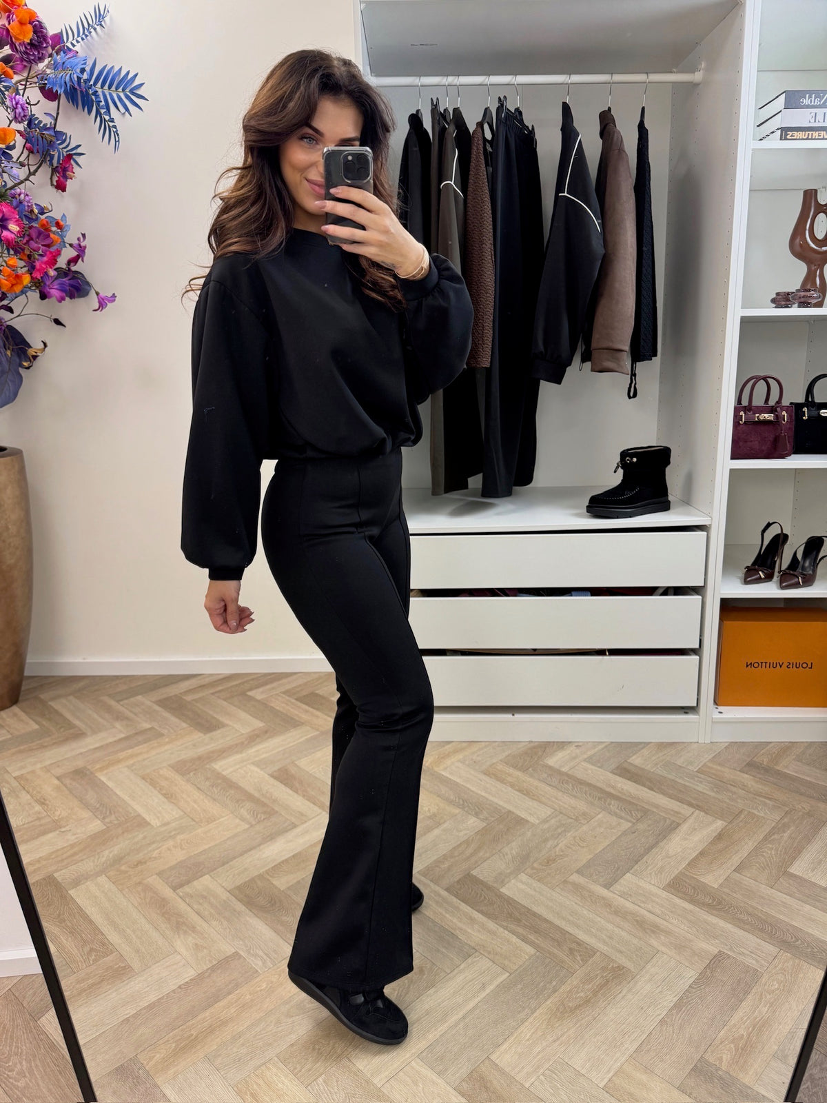 Set Flair Long Sleeve Black