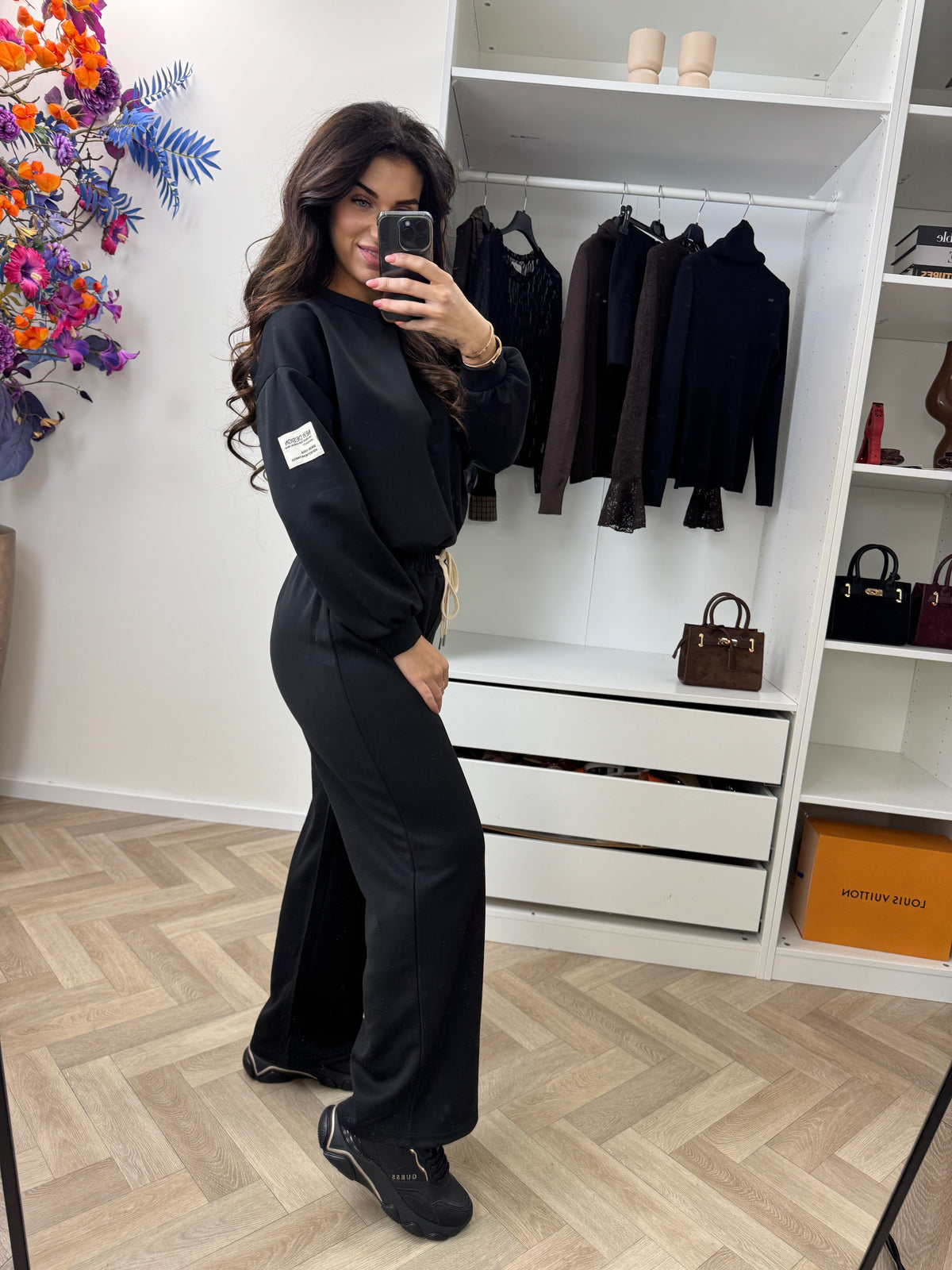 Joggingspak Embleem Black