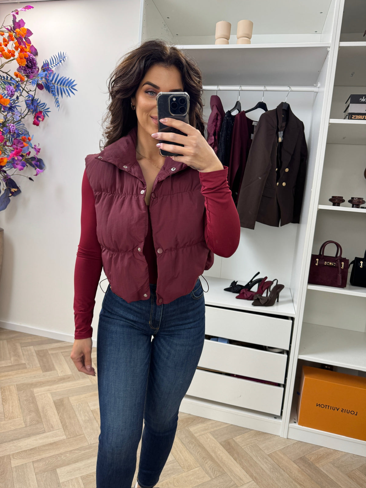Bodywarmer Jessie Bordeaux AP2463