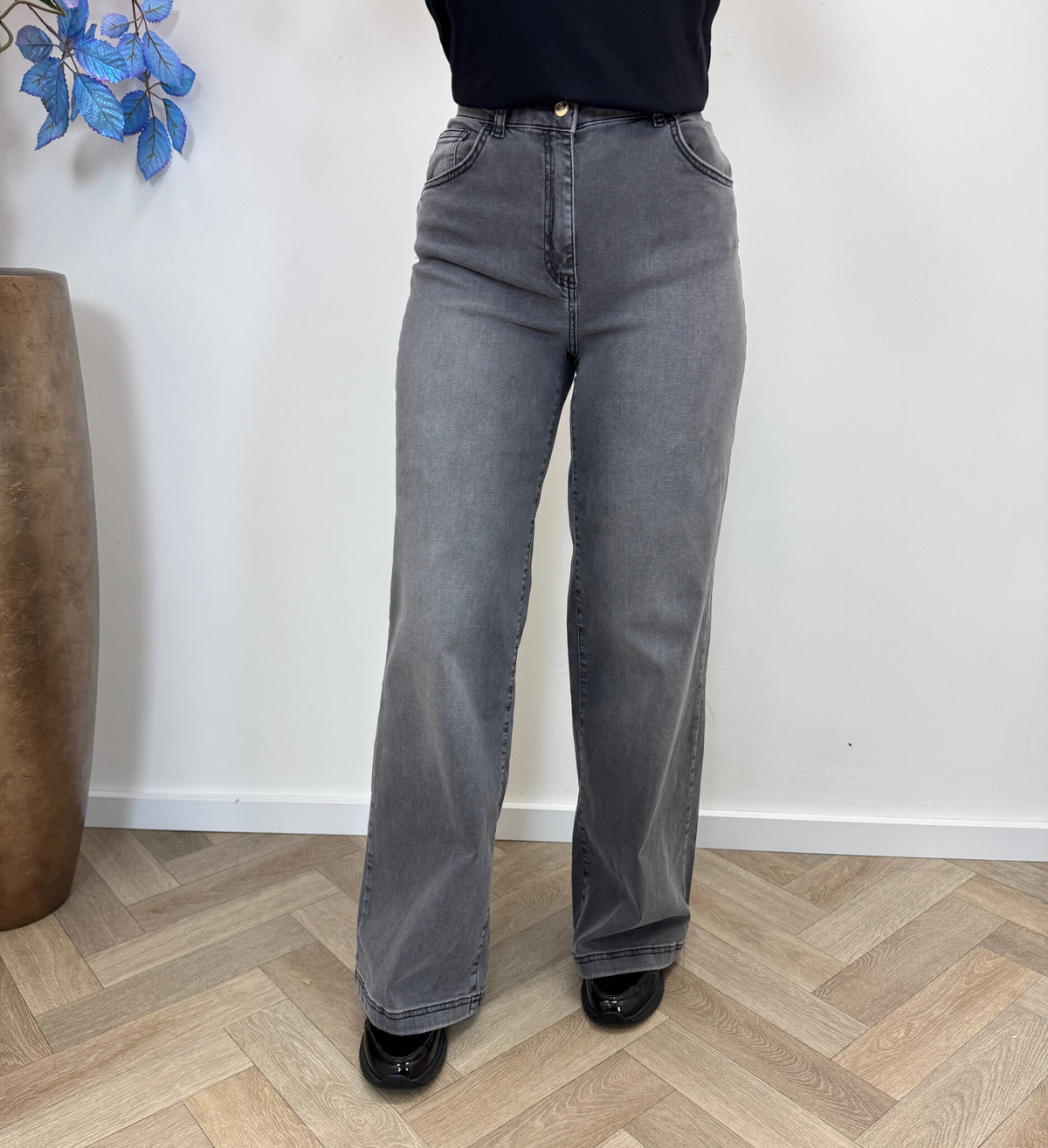 Super Stretch Jeans Lungo Denim Grey 1960