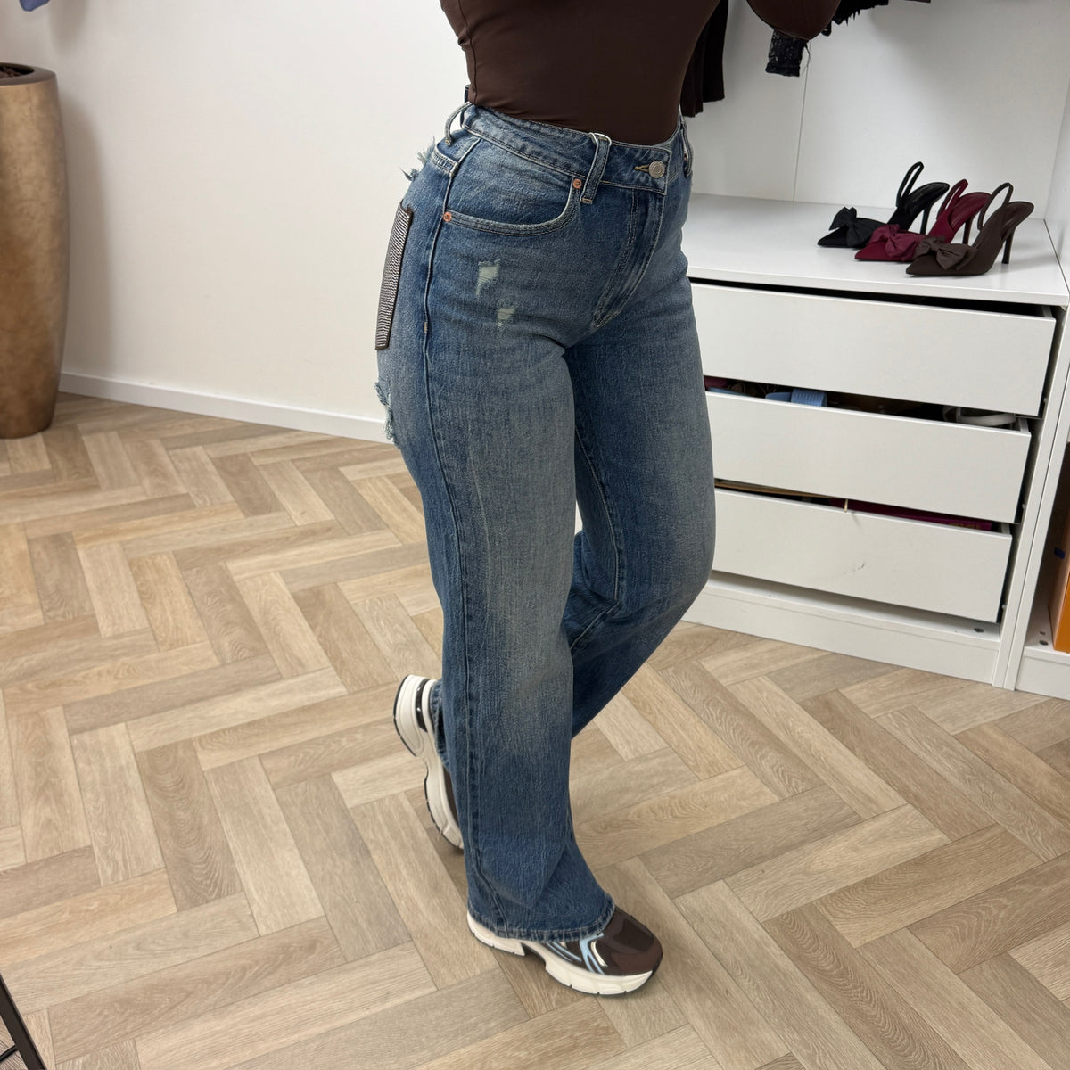 Jeans Brown Diamonds MG1351