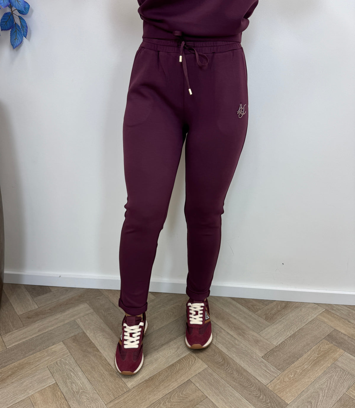 Jogging Pants LJ Logo Aubergine 2028