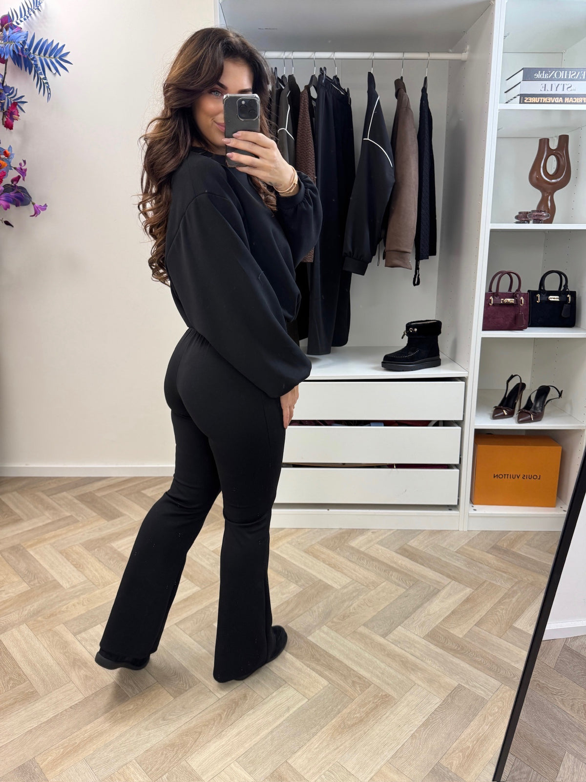 Set Flair Long Sleeve Black