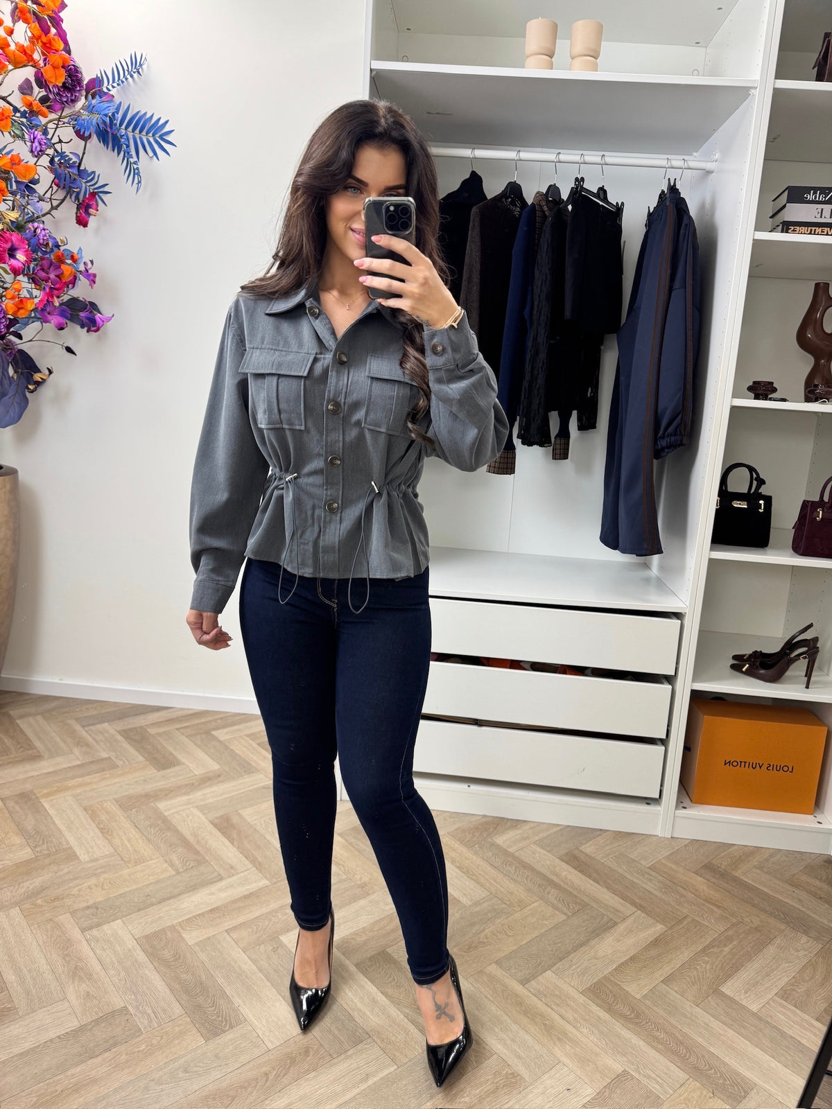 Blouse Mandy Grey 7092