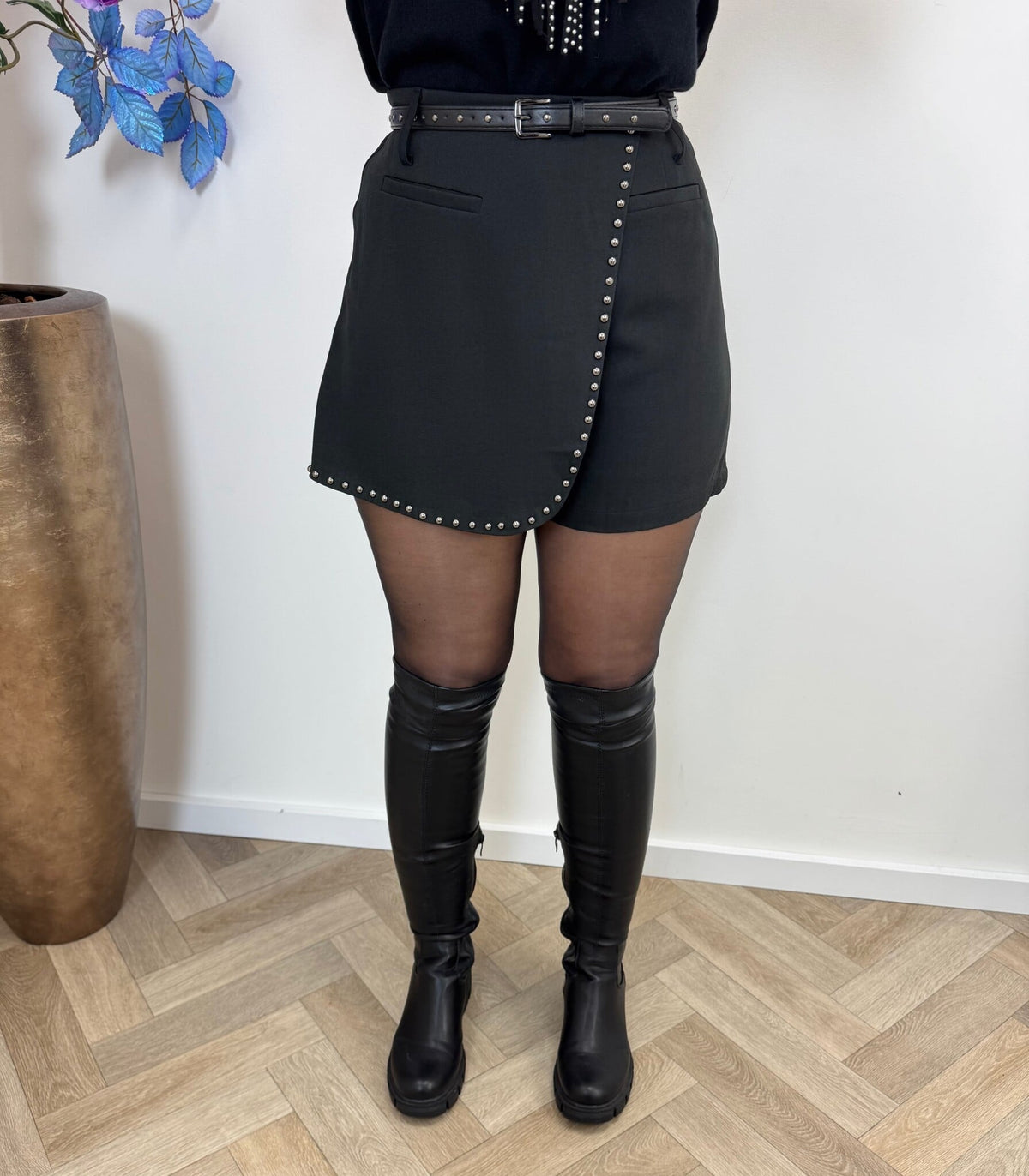 Skort Studs Black WZ20583