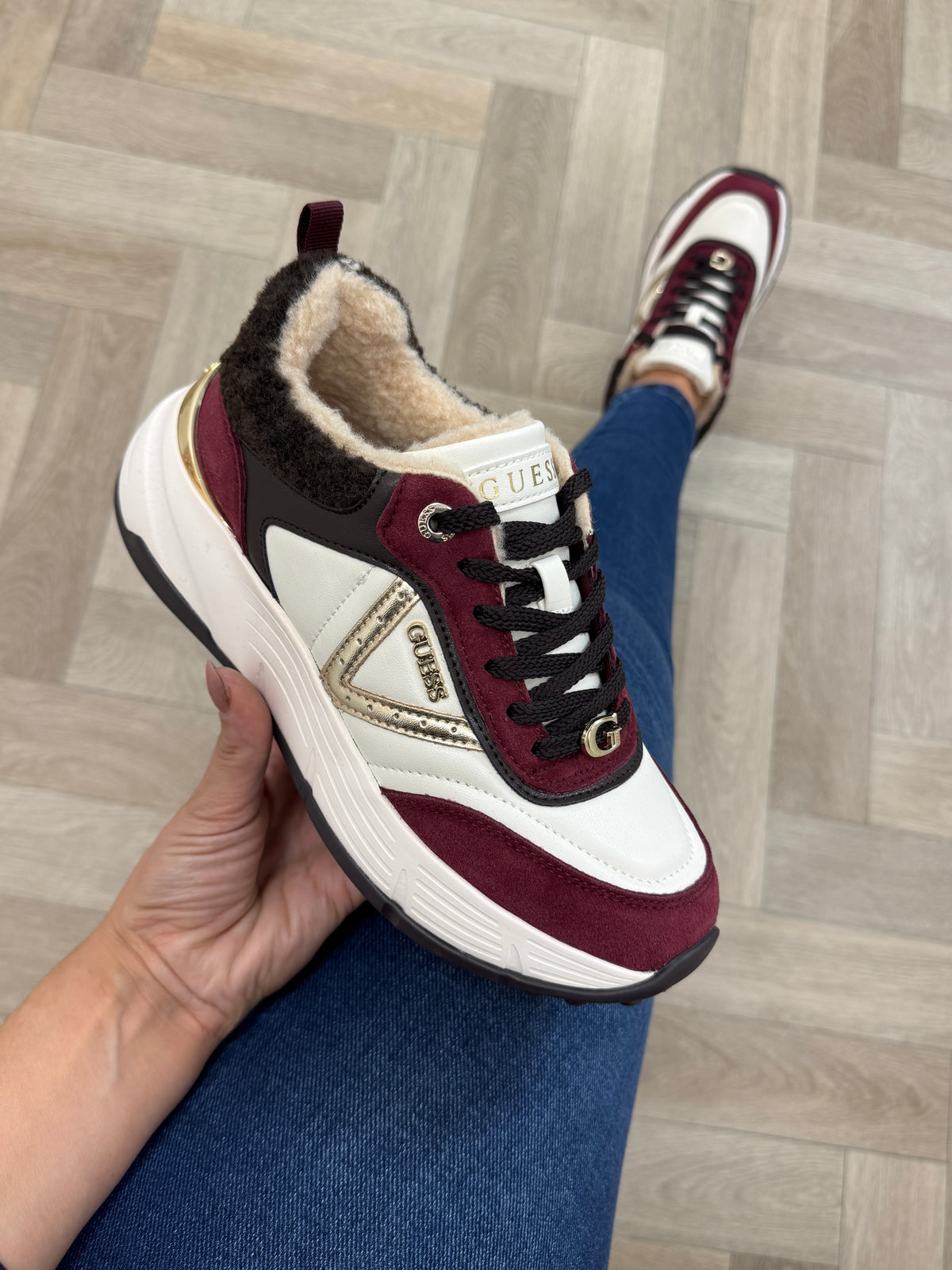 Sneakers Facter Burgundy Creme 1436