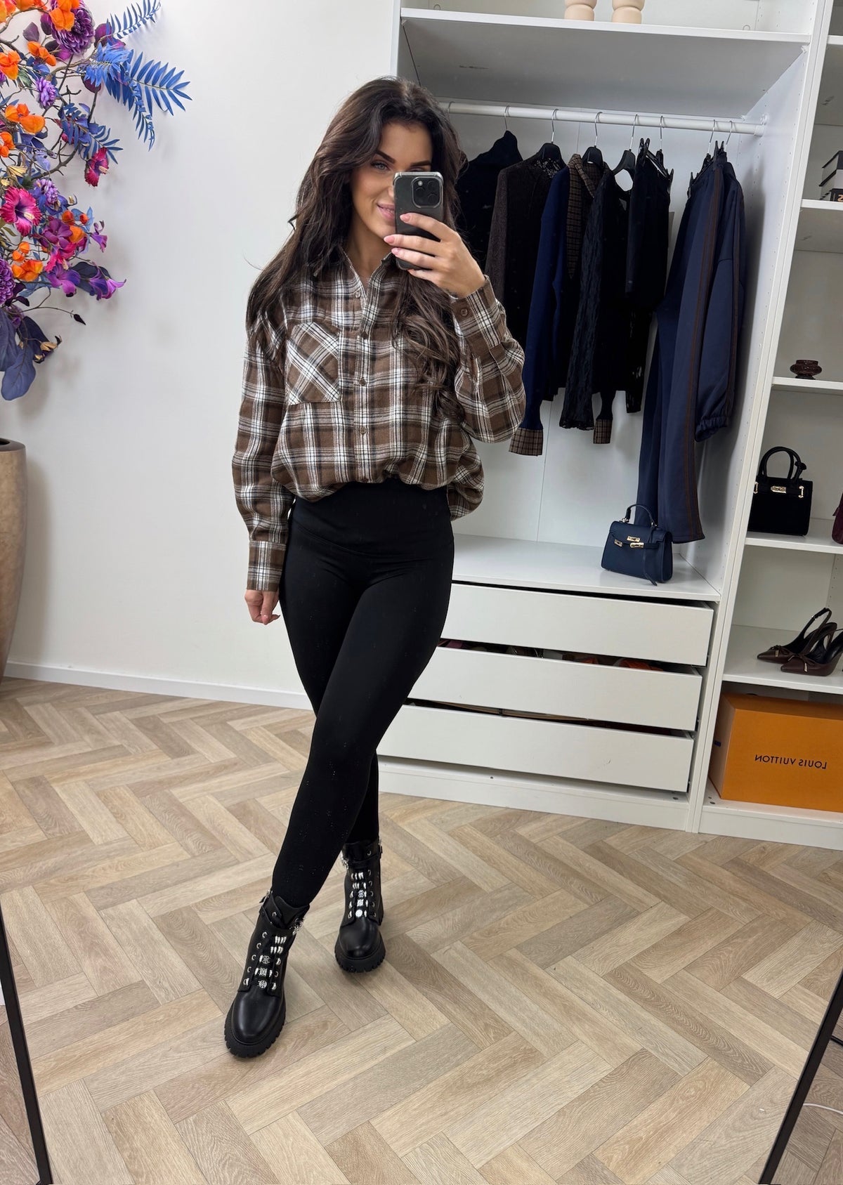 Ruit Blouse May Choco KD22036