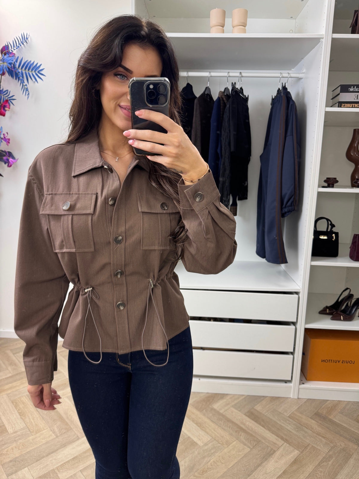 Blouse Mandy Taupe 7092