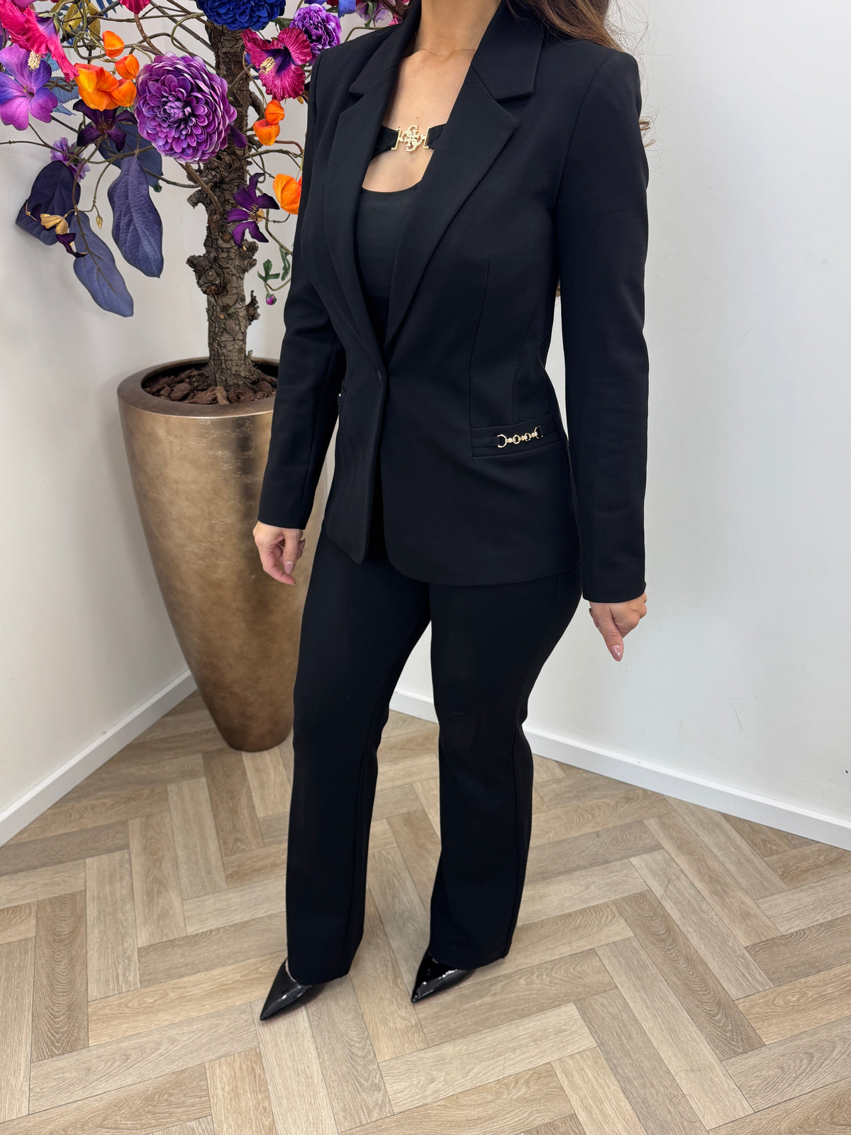 Blazer Wanda Chain Black Guess 1454