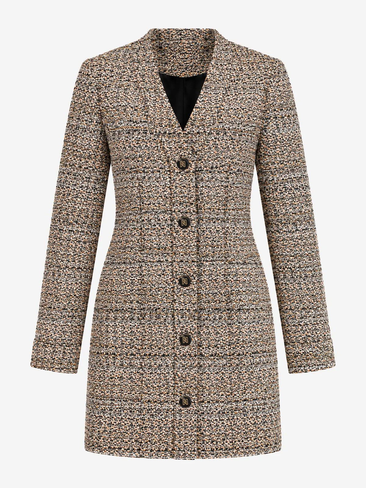 Azaria Blazer Dress White Pepper Nikkie
