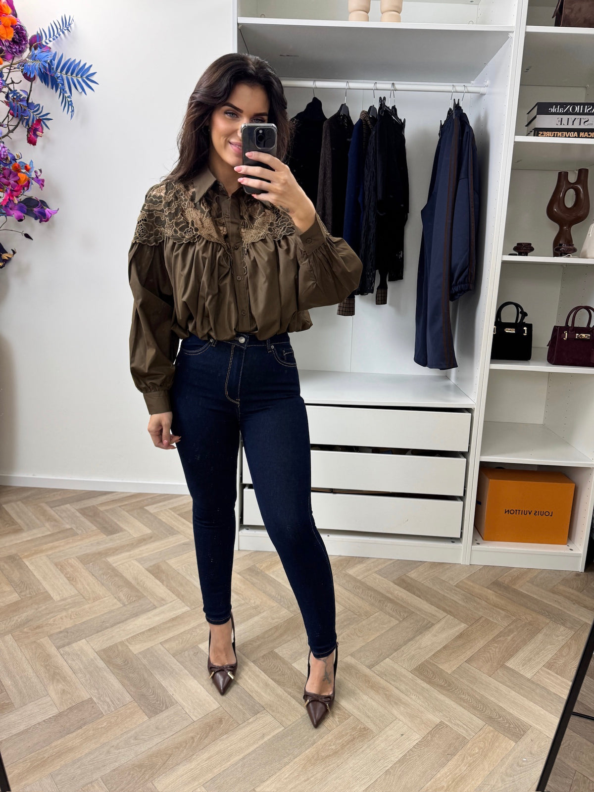 Blouse Koko Uni Choco 9918