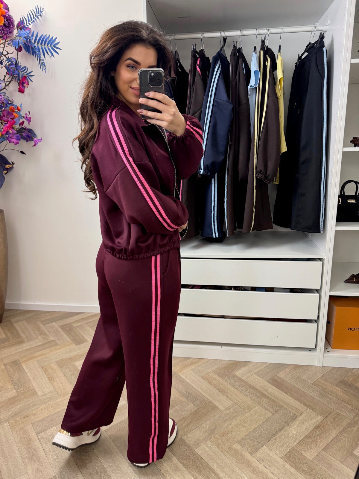 2 Delige Set Kimmy Bordeaux Pink