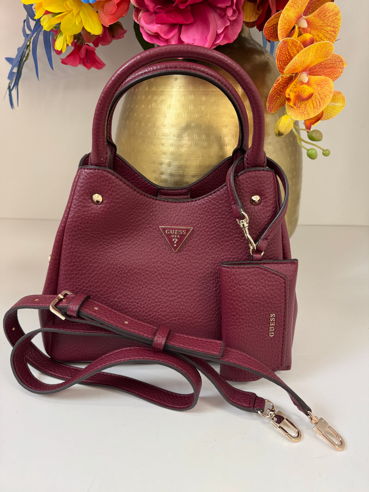 Tote Bag Lorella Merlot Guess 1386