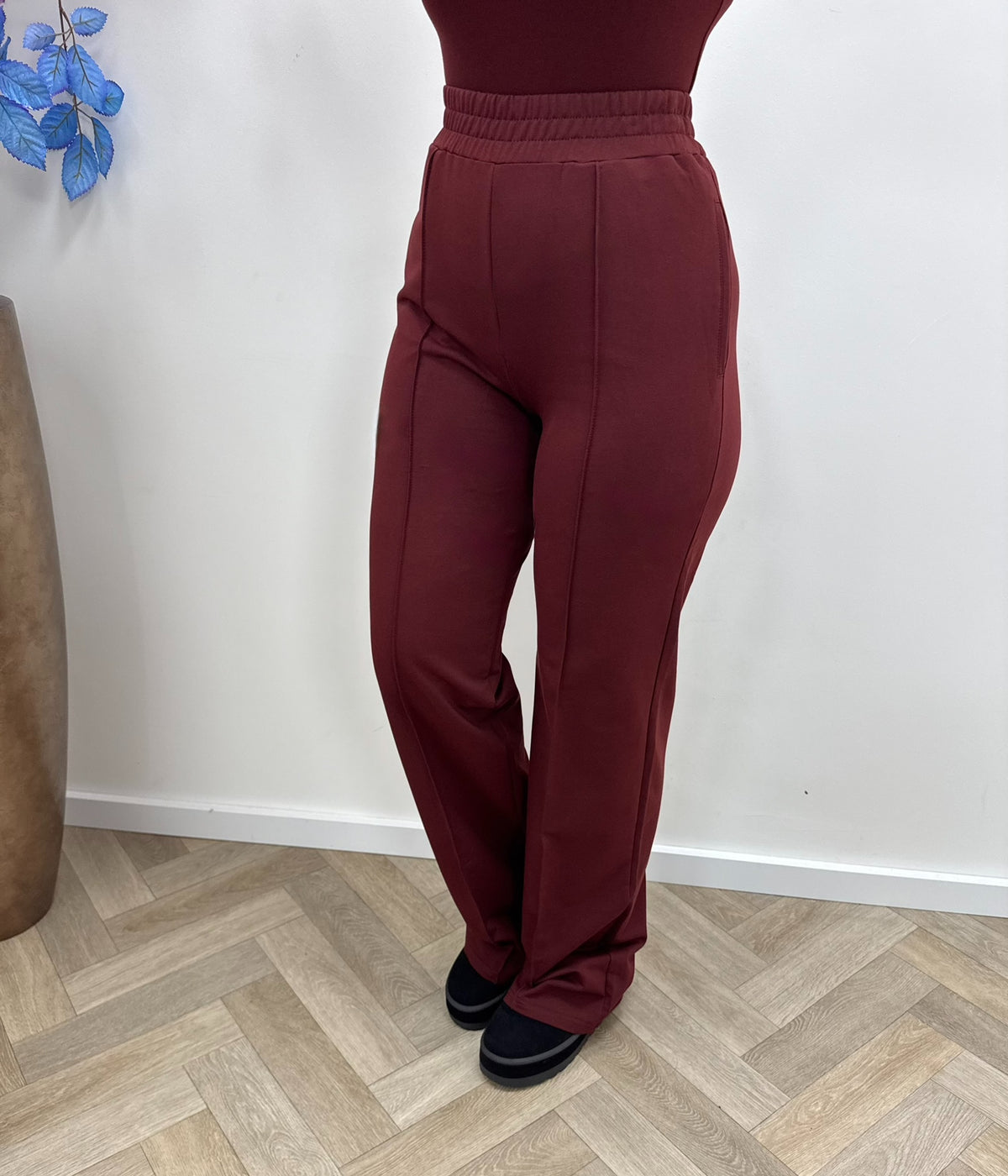 Pants Straight By Swan Bordeaux HS6169