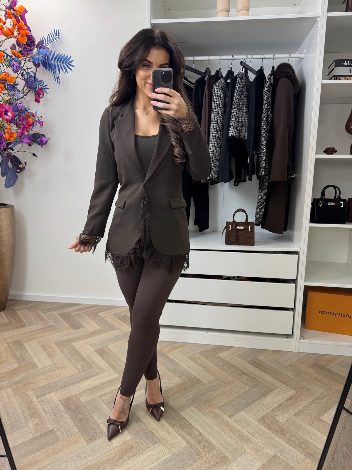 Blazer Lace Choco