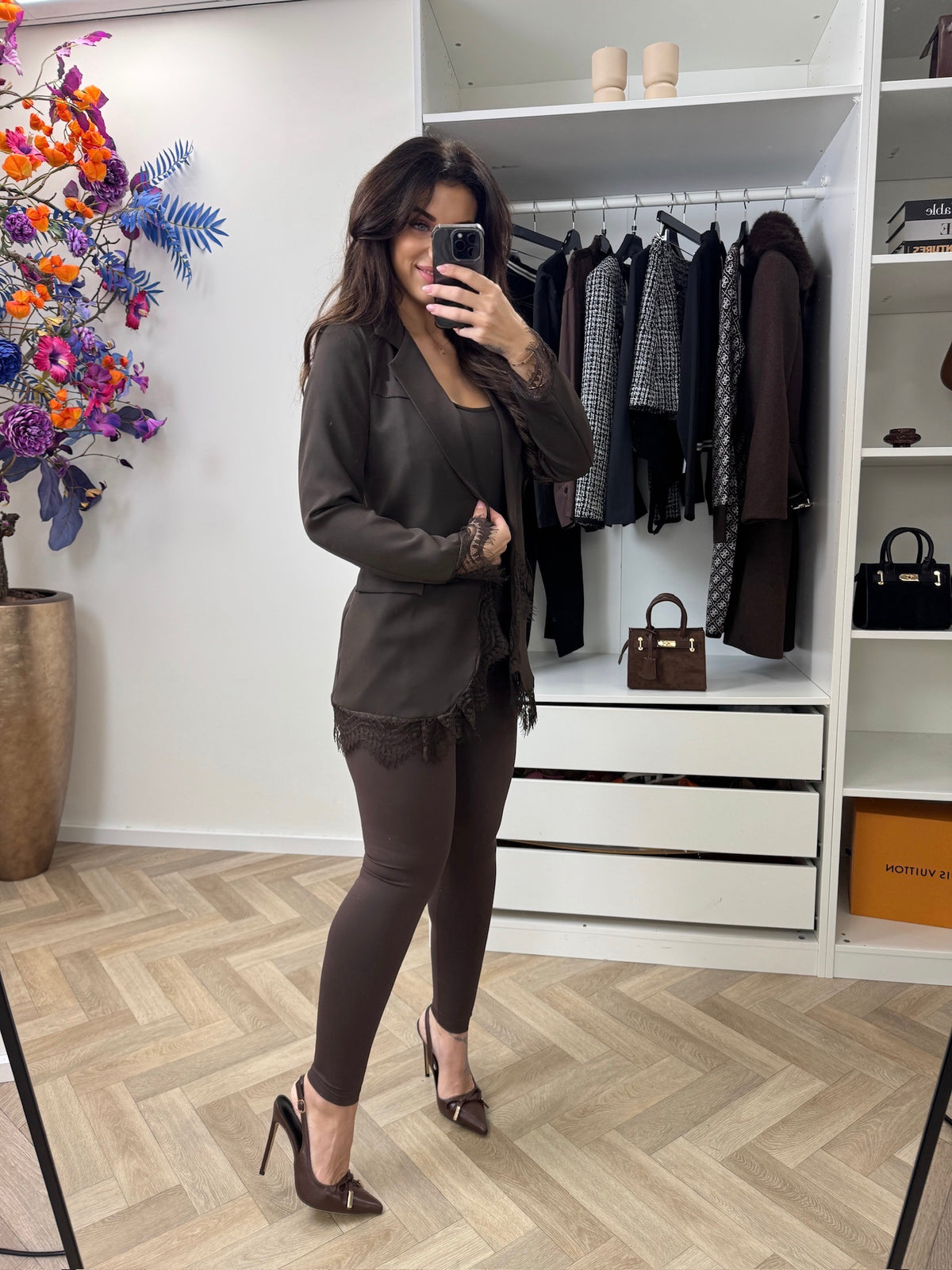 Blazer Lace Choco