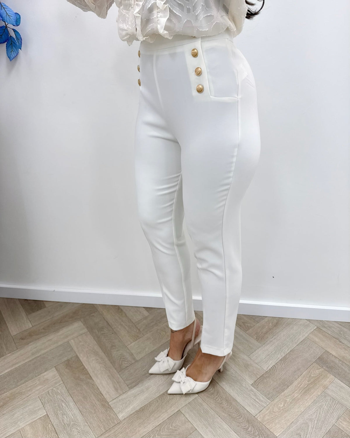 Perfect pants button Lulumary P104 White