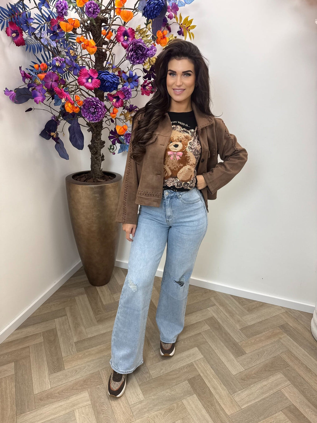 Jacket Jasmine suede 79993