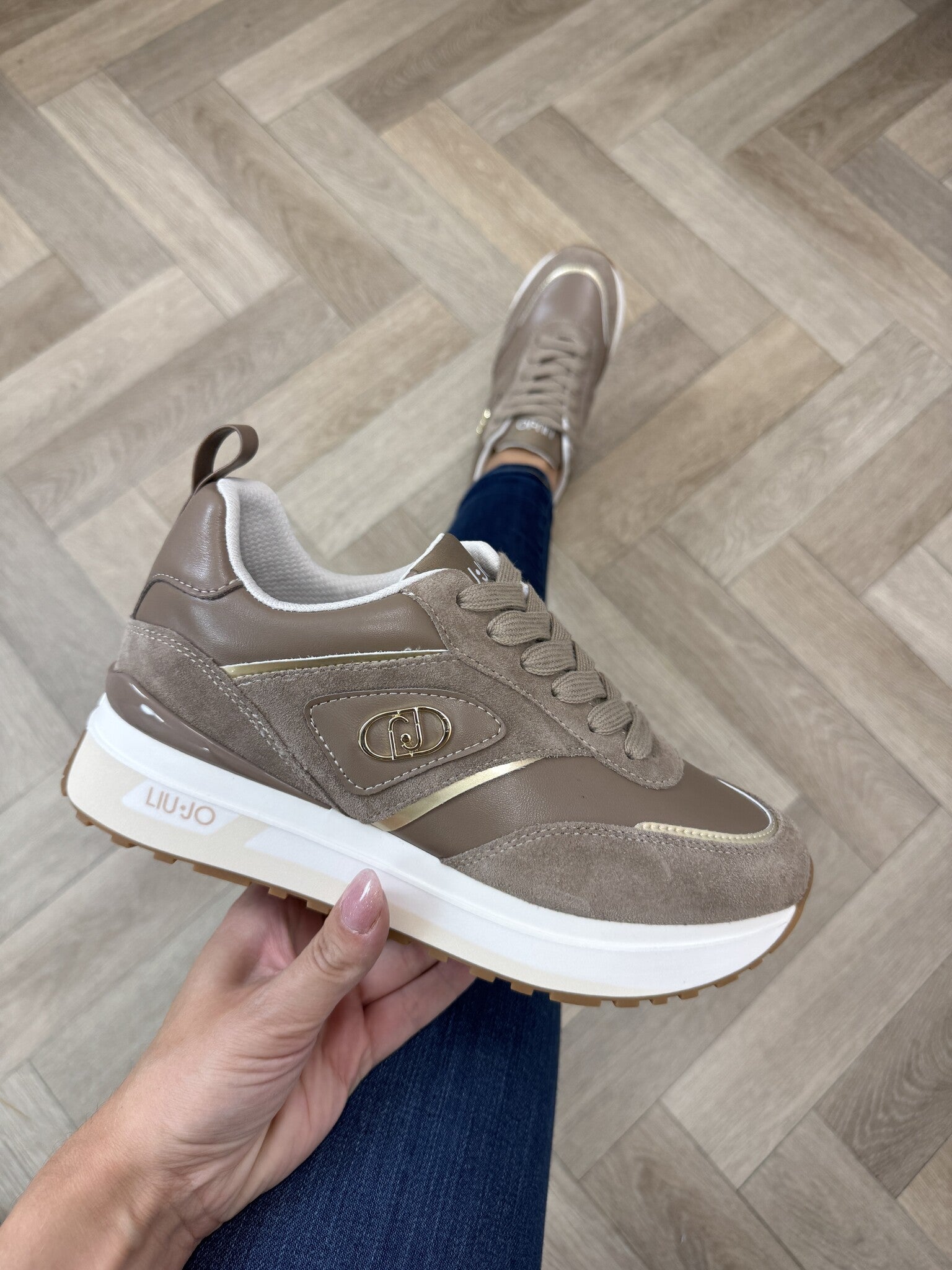 Sneakers Maxi Wonder Taupe Liu Jo 2015
