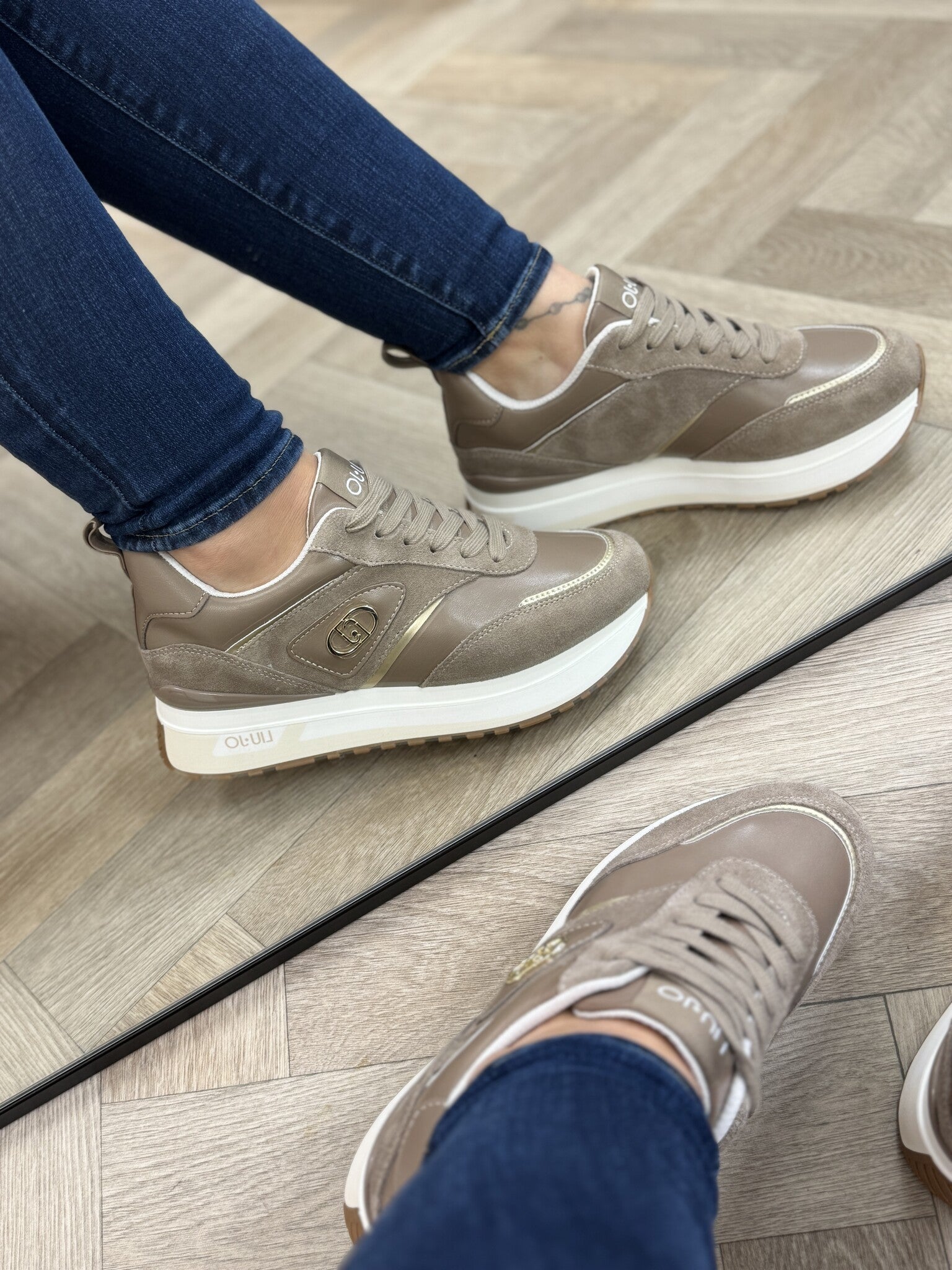 Sneakers Maxi Wonder Taupe Liu Jo 2015