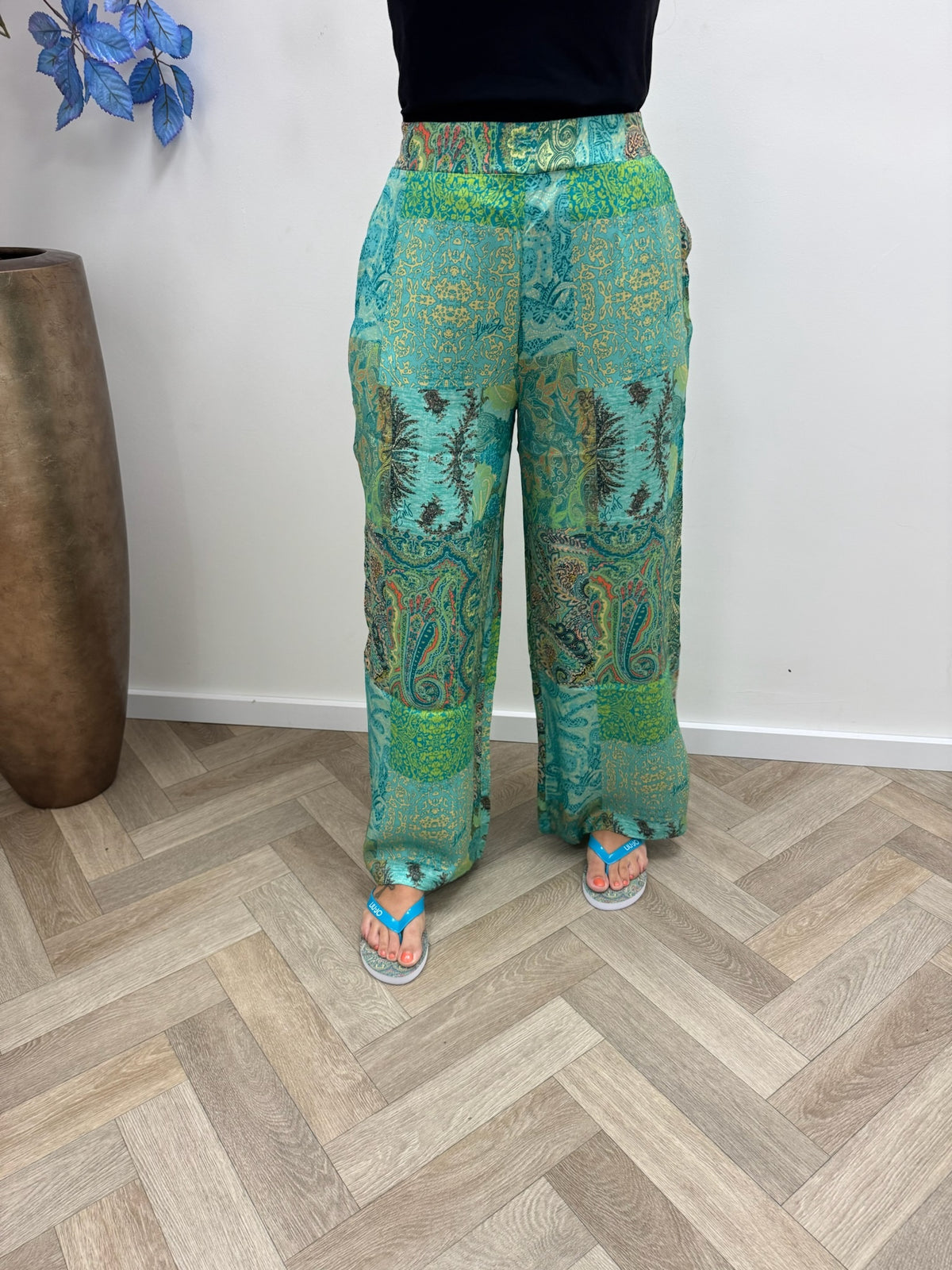 Pants Green Print Liu Jo 1950