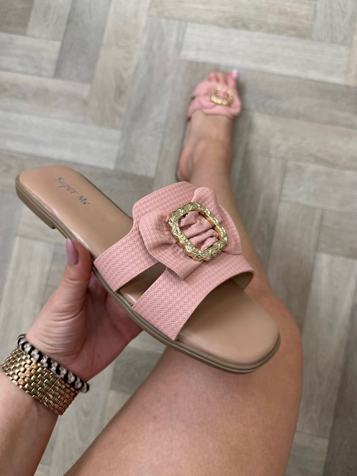 Slippers Celina H008-PL Pink
