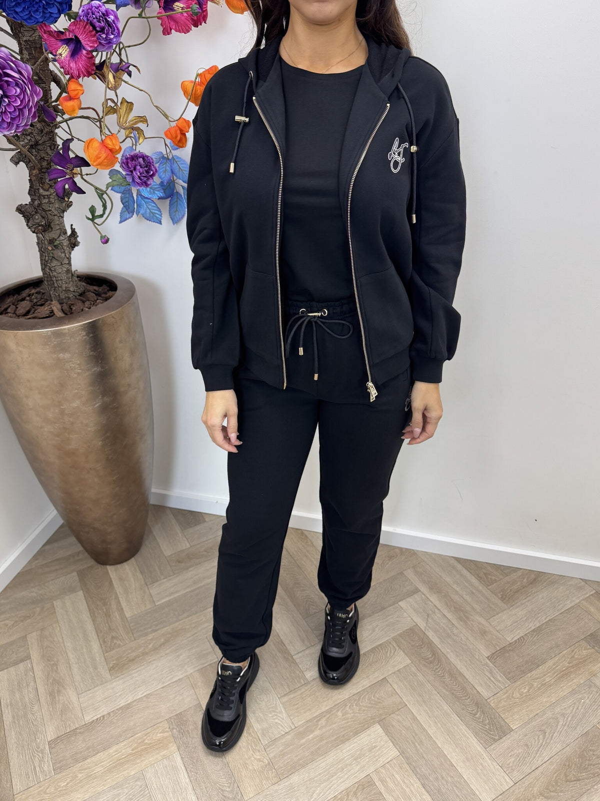 Jacket LJ Logo Black Liu Jo 1971