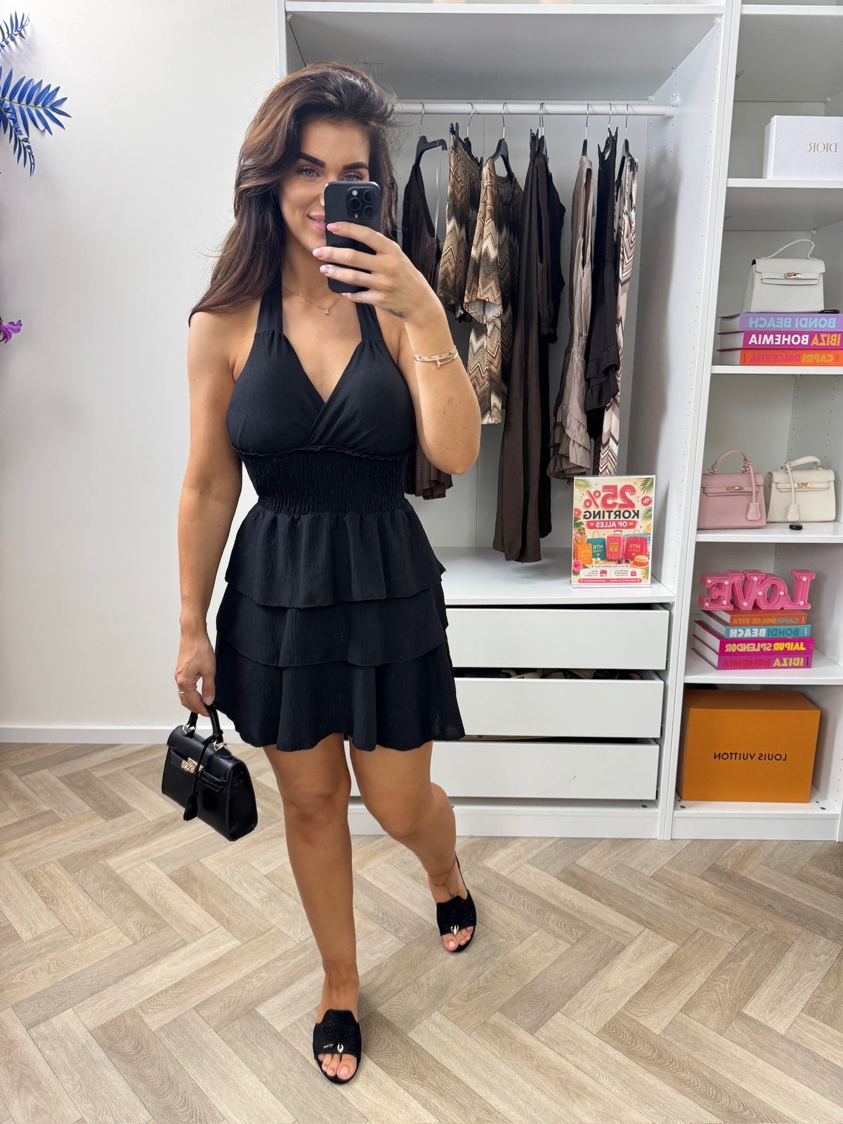 Dress Ruffle Black