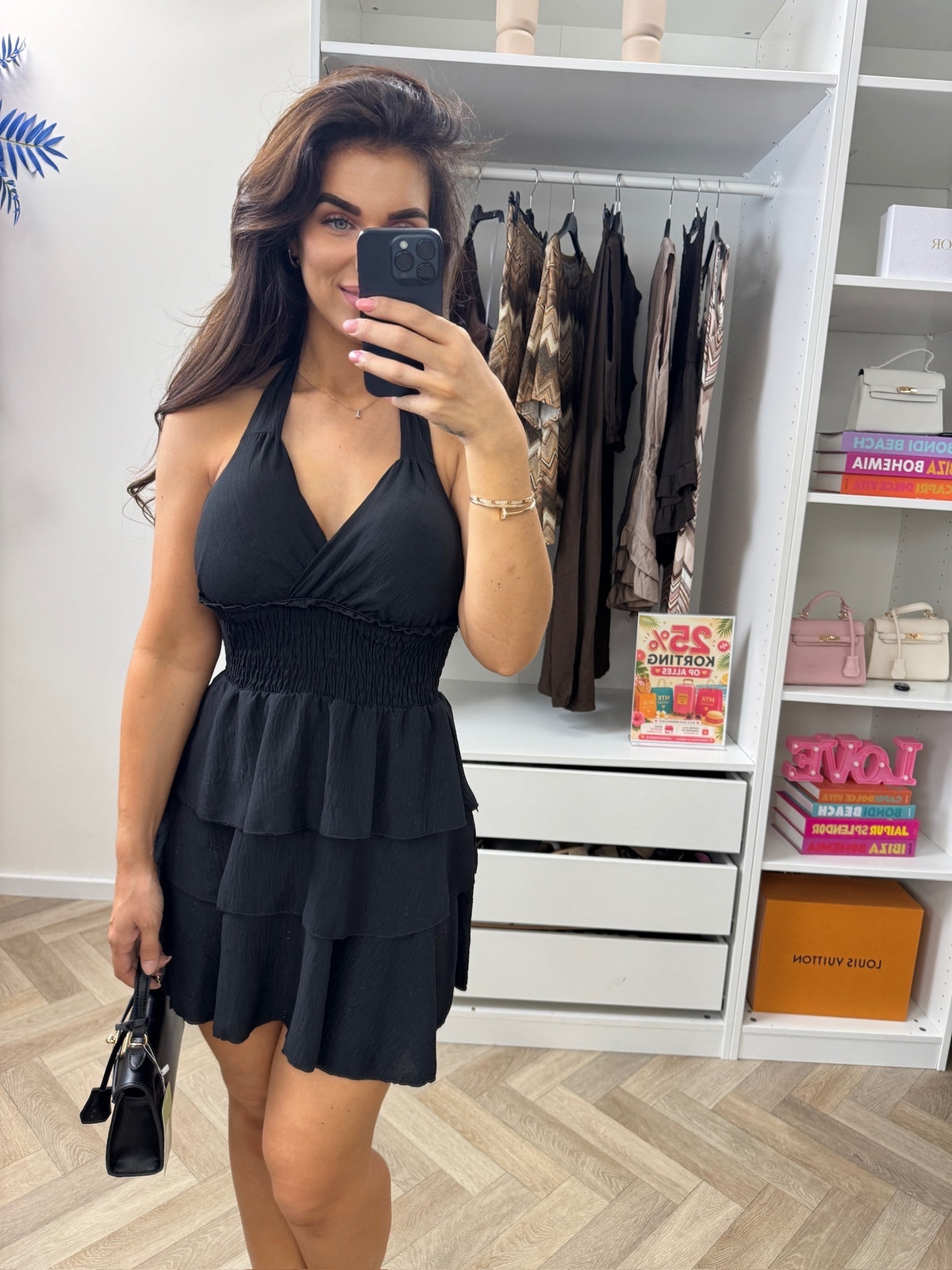 Dress Ruffle Black