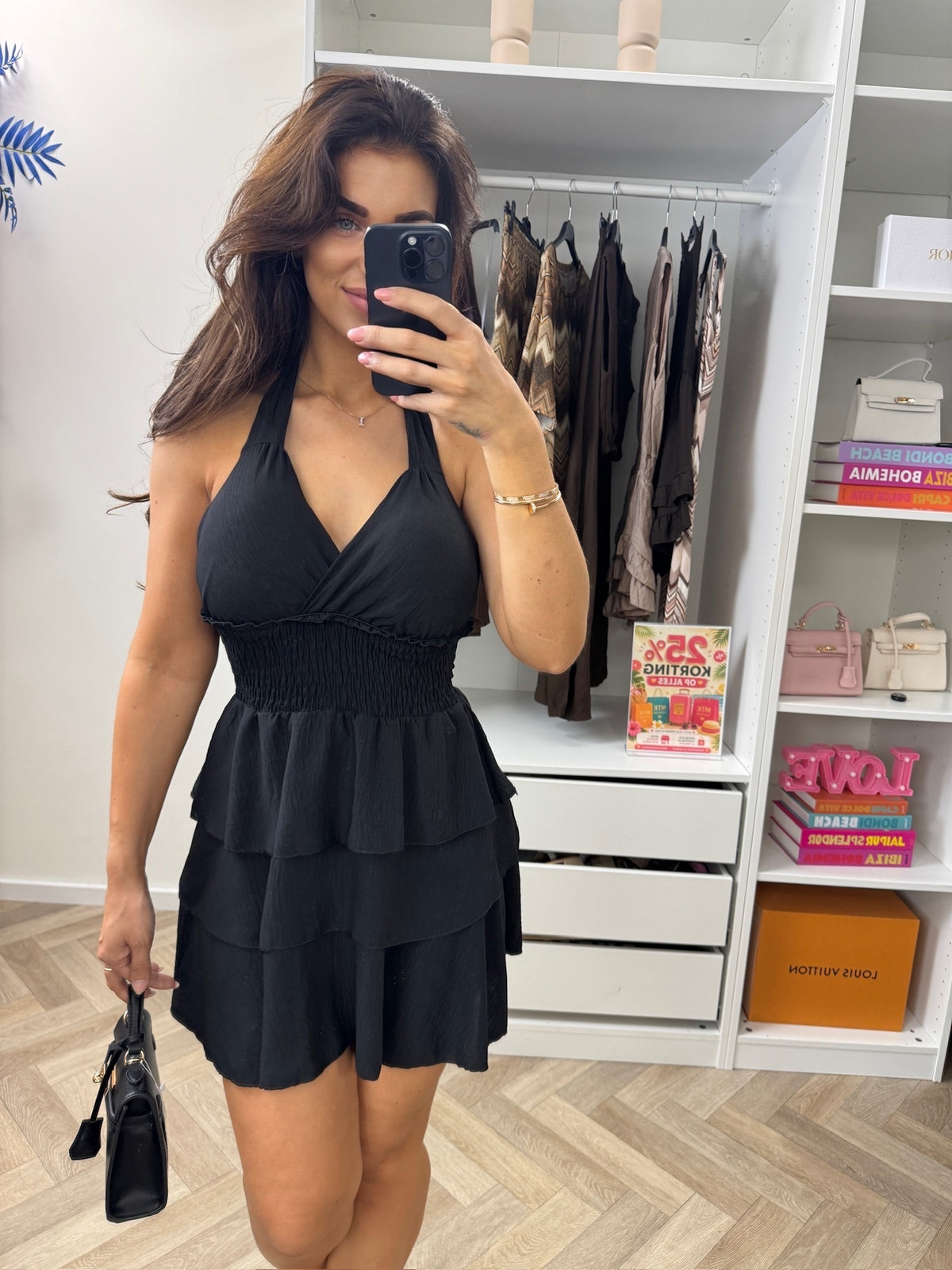 Dress Ruffle Black