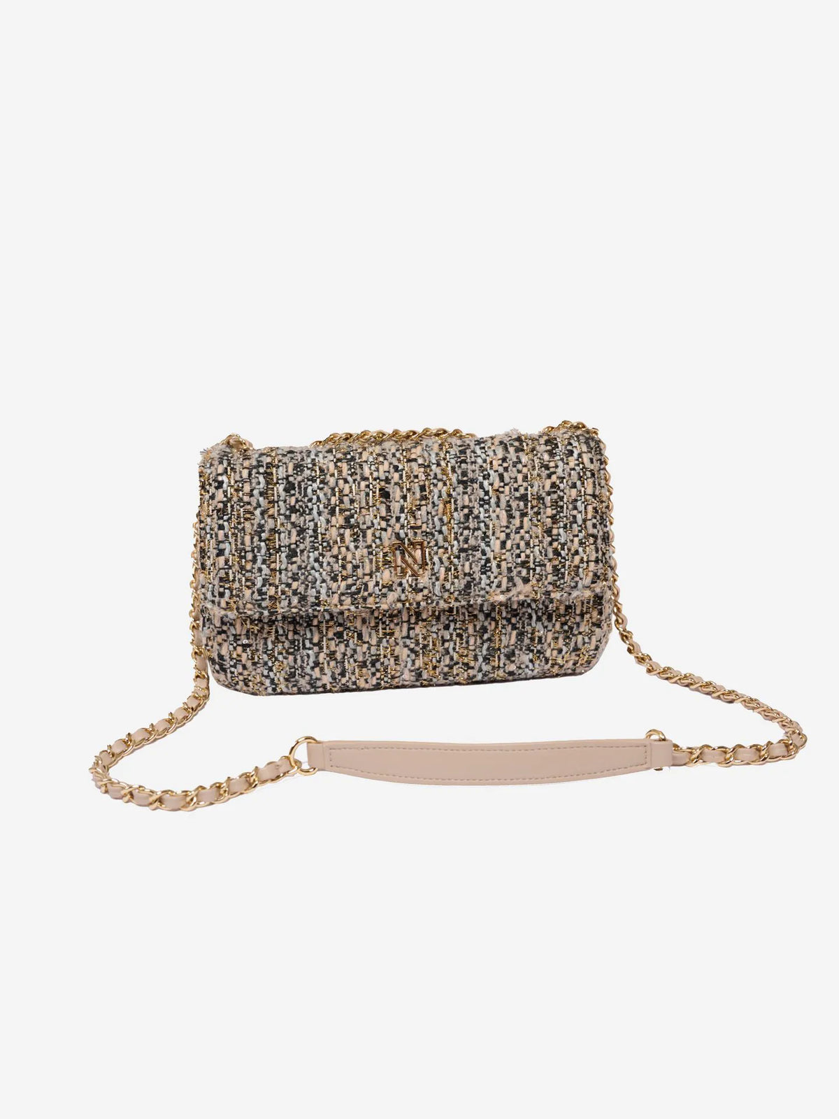 Ann Tweed Shoulderbag White Pepper Nikkie