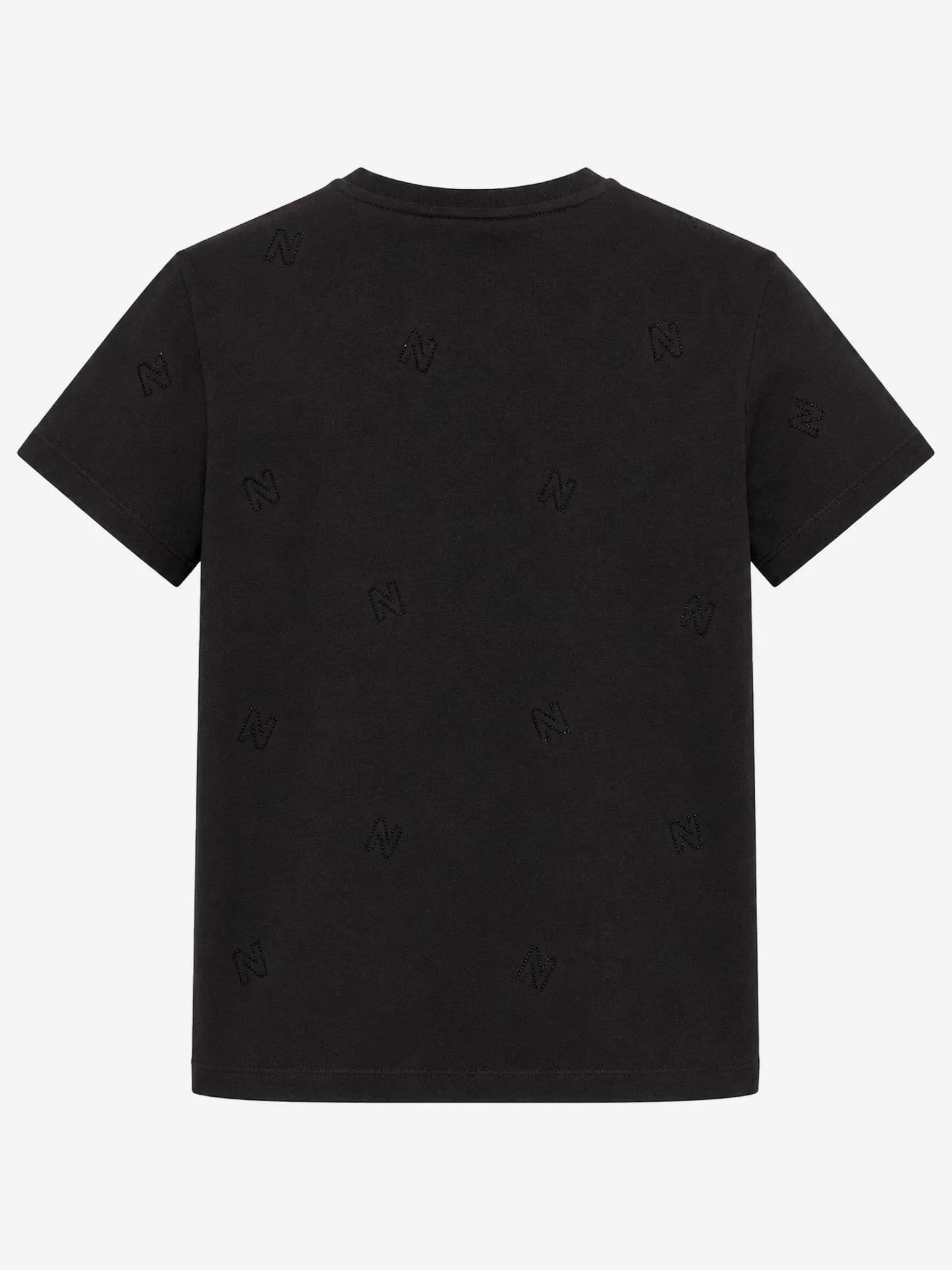 Allover N Strass T-shirt Black Nikkie