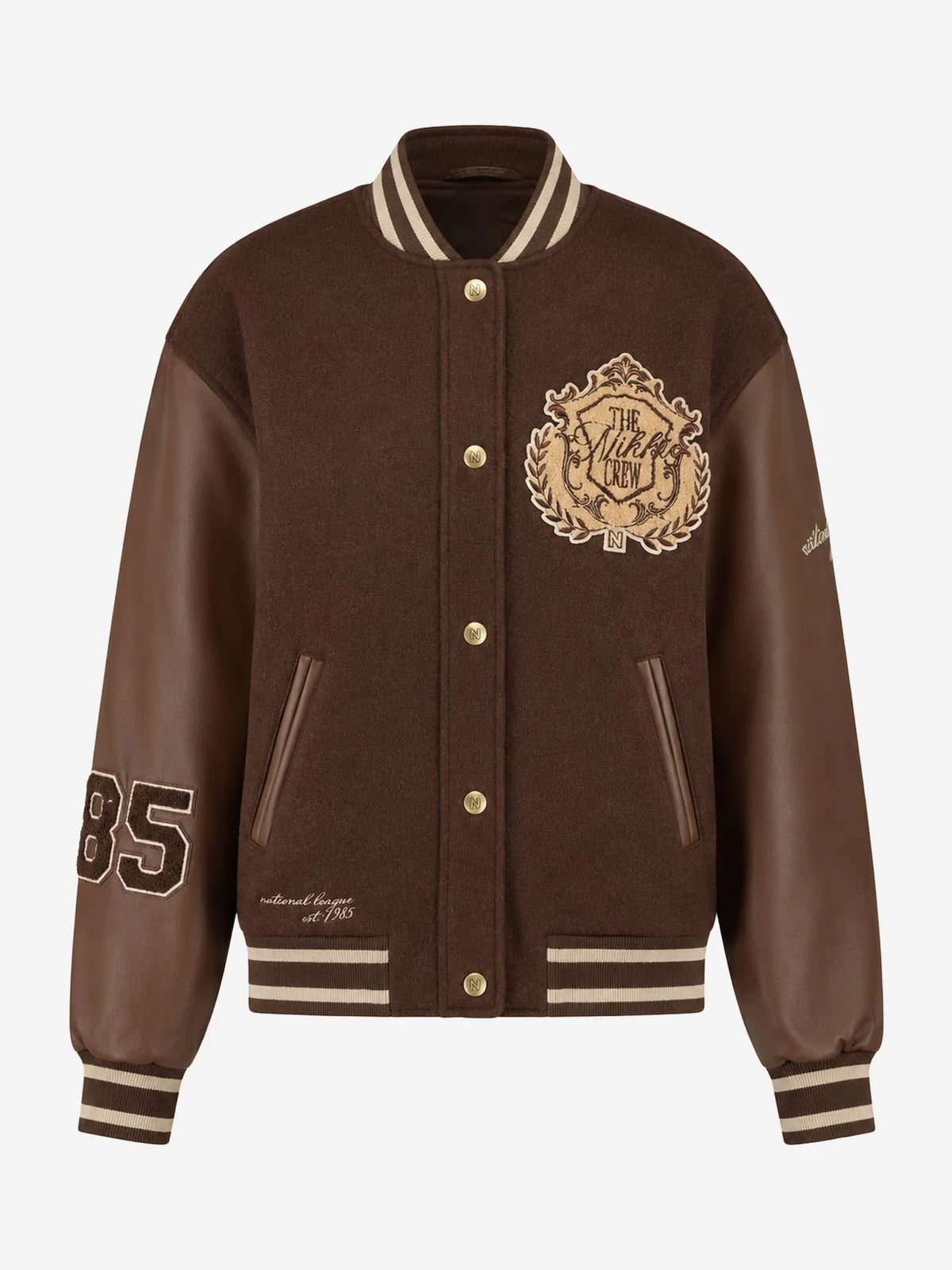 Audra Bomber Jacket Chocolate Martini