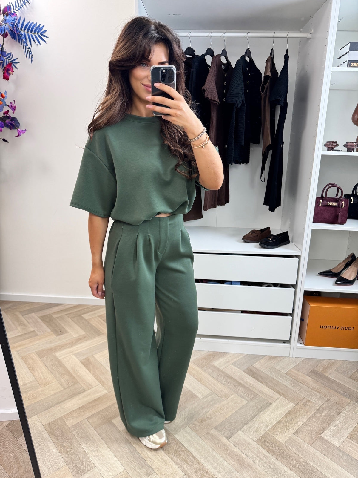 Joggings Set Donna New Army